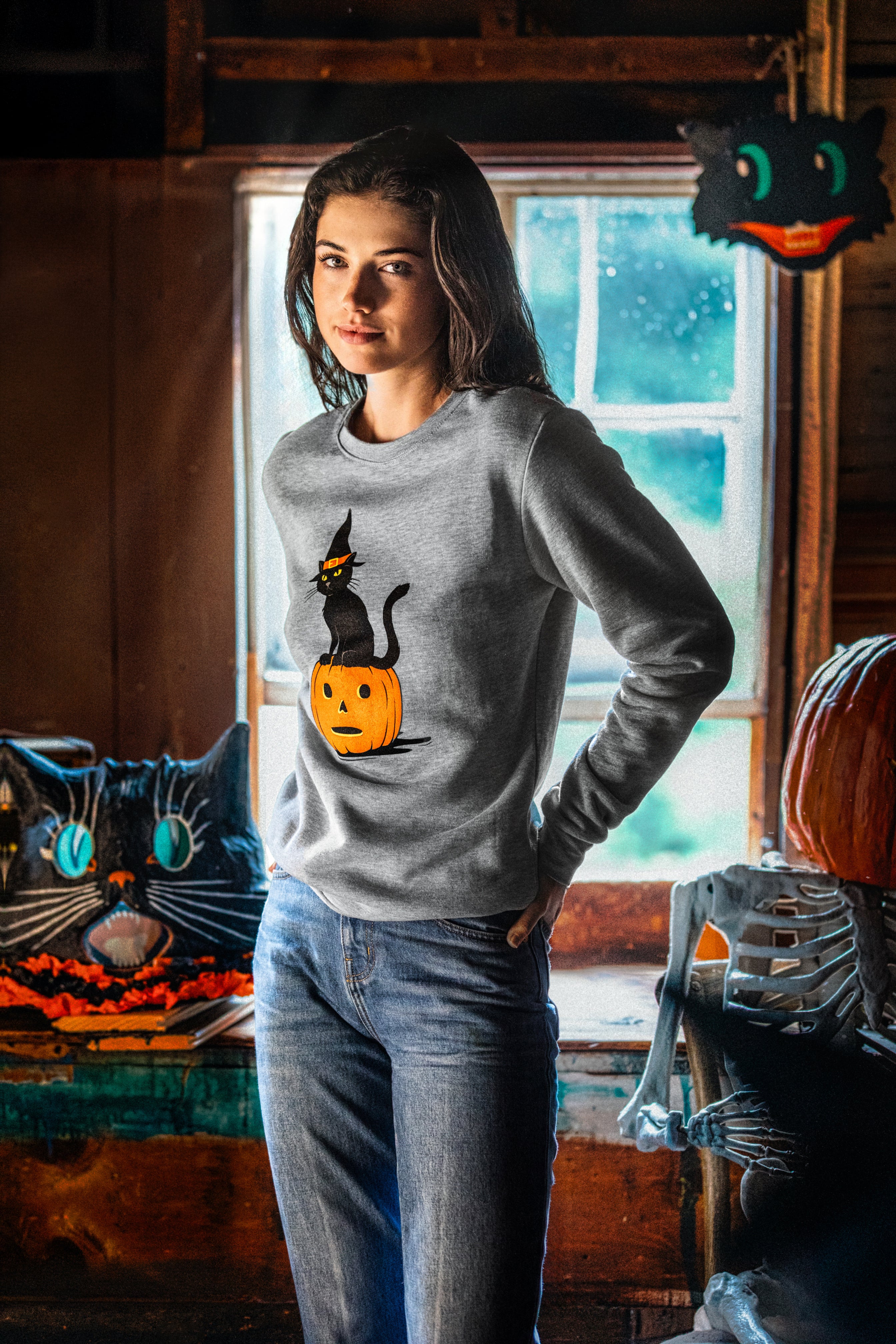 Cat-O-Lantern Sweatshirt