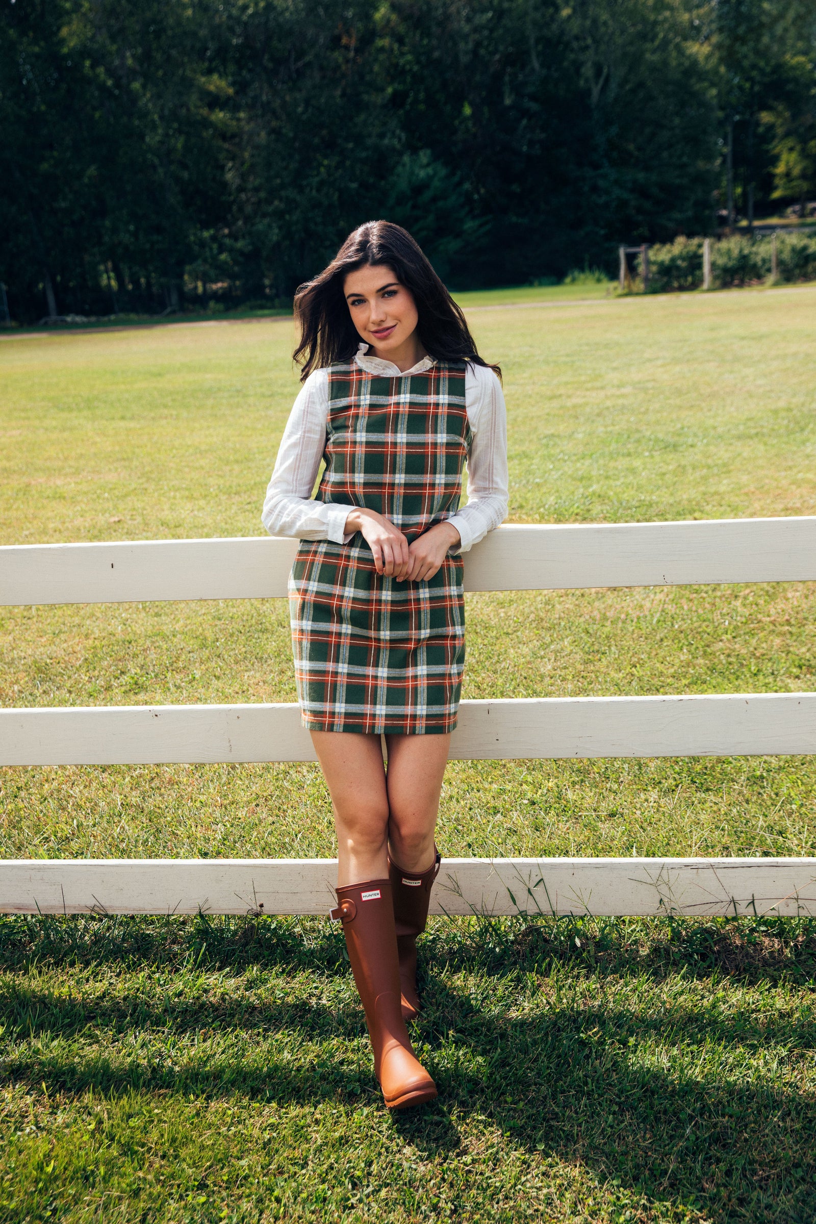 KJP Women's Cedar Ridge Plaid Shift Dress  Kiel James Patrick