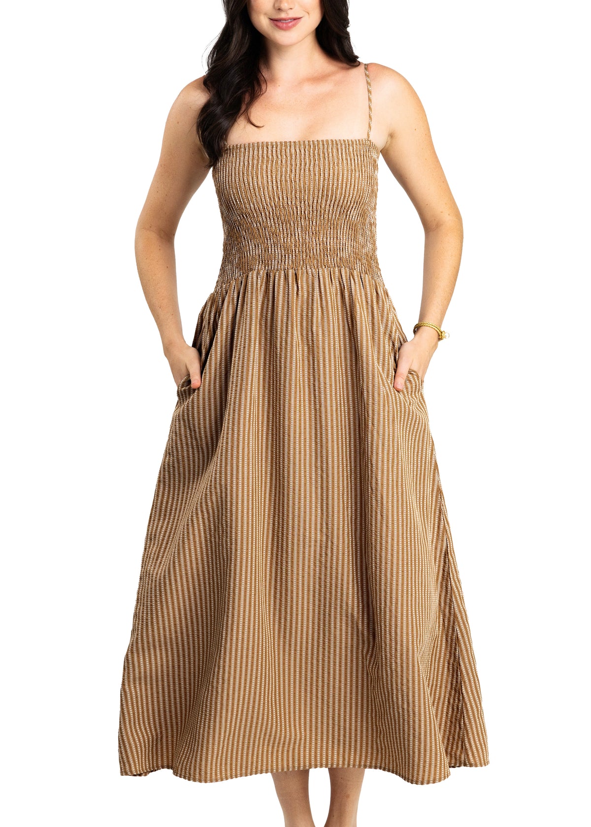 Chestnut Hill Smocked Maxi Dress