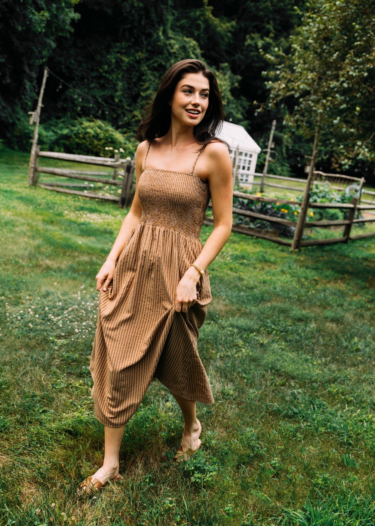 Chestnut Hill Smocked Maxi Dress