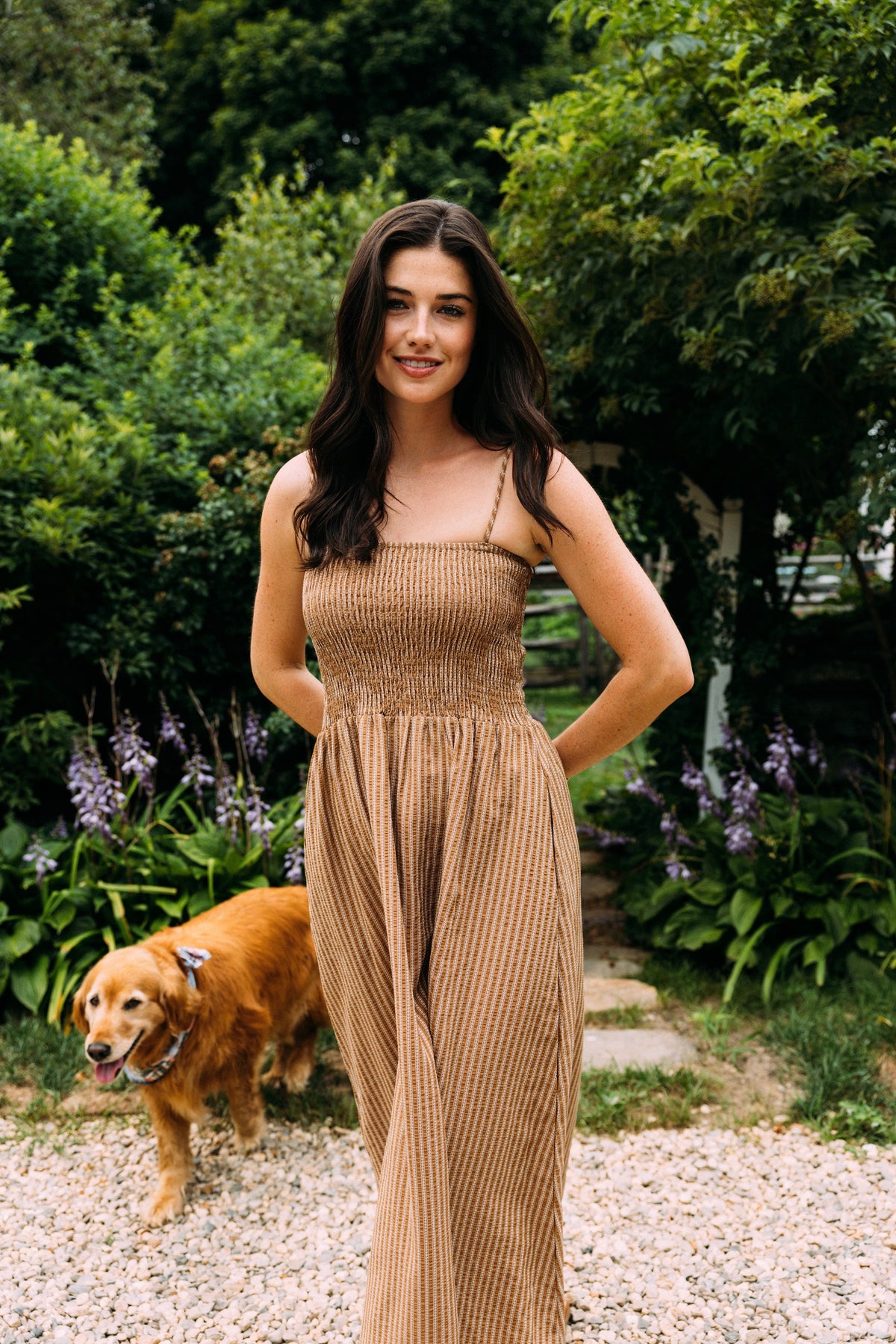 Chestnut Hill Smocked Maxi Dress