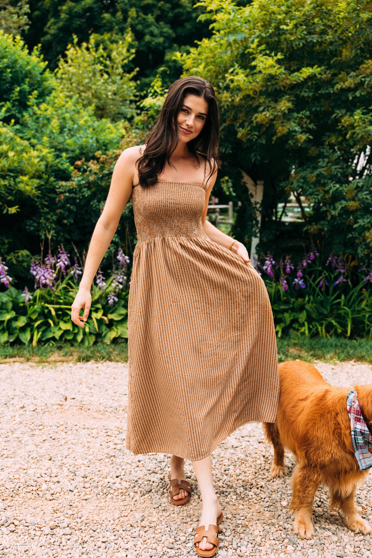 Chestnut Hill Smocked Maxi Dress