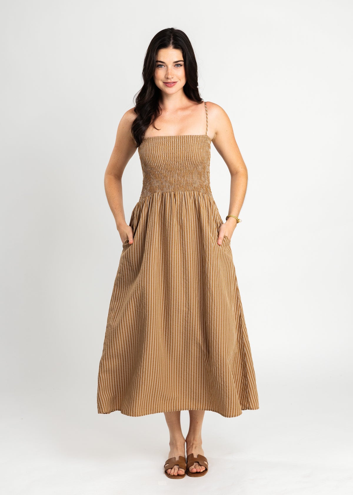 Chestnut Hill Smocked Maxi Dress