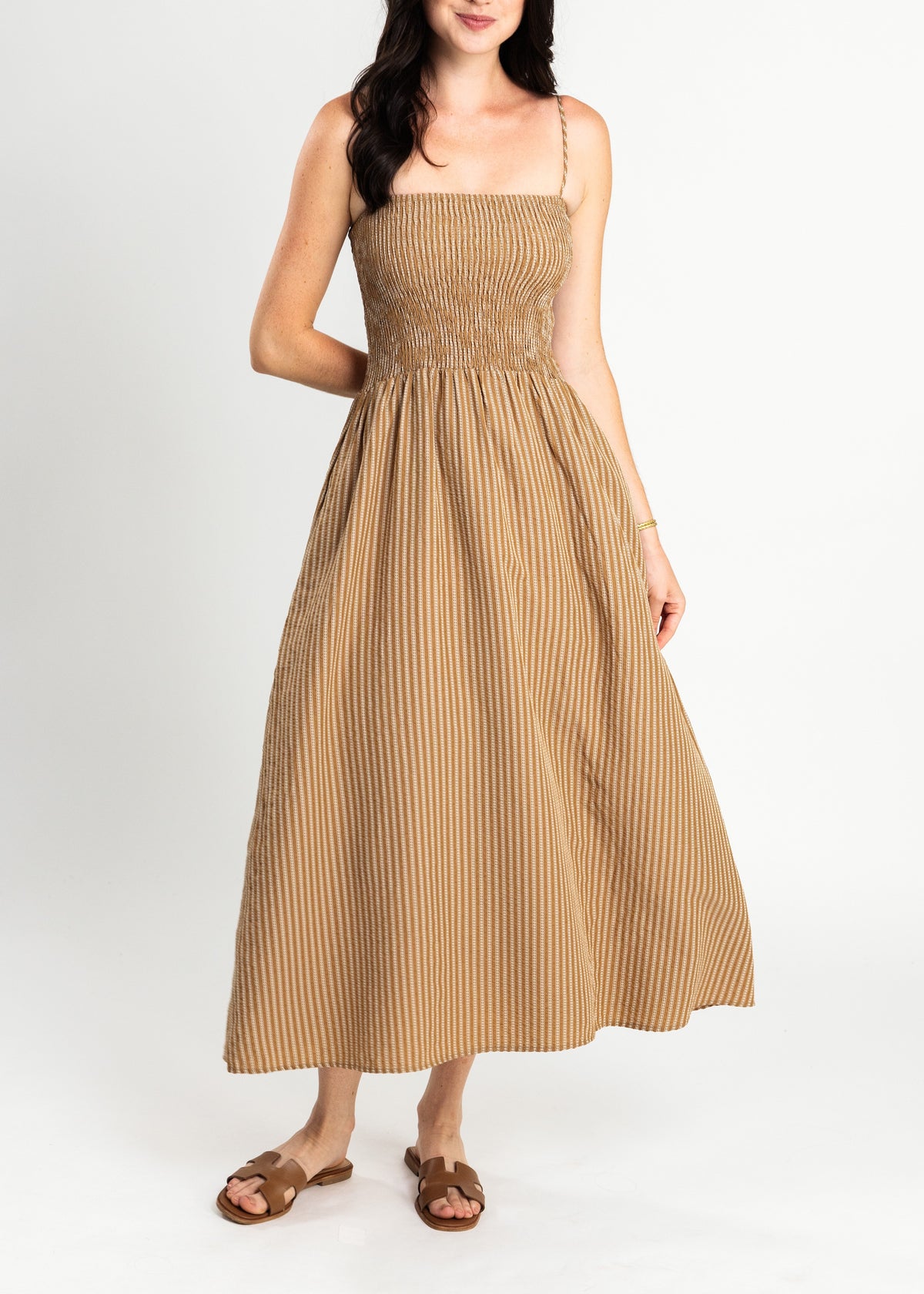 Chestnut Hill Smocked Maxi Dress