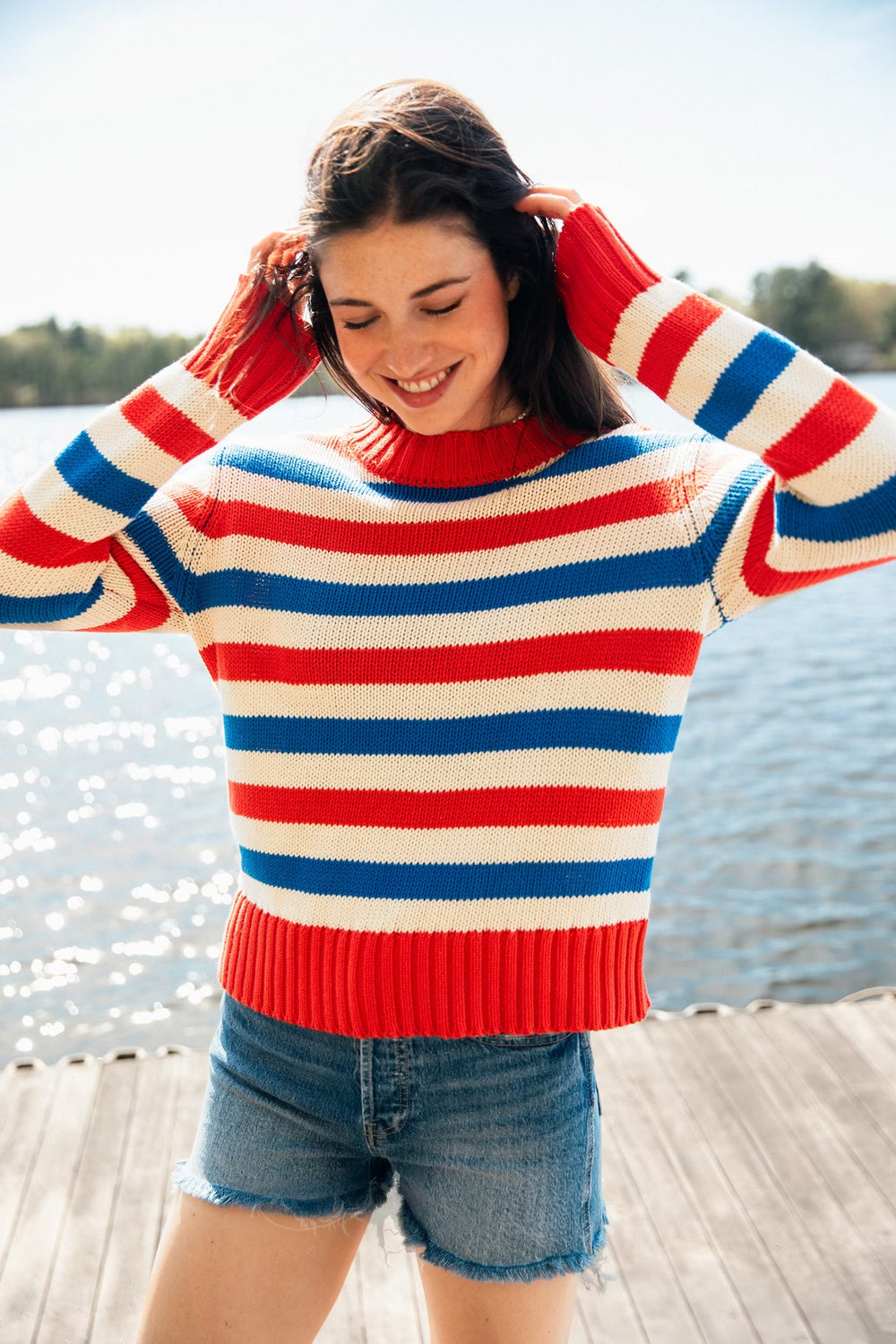 KJP Women's New England Clambake Oversized Sweater – Kiel James