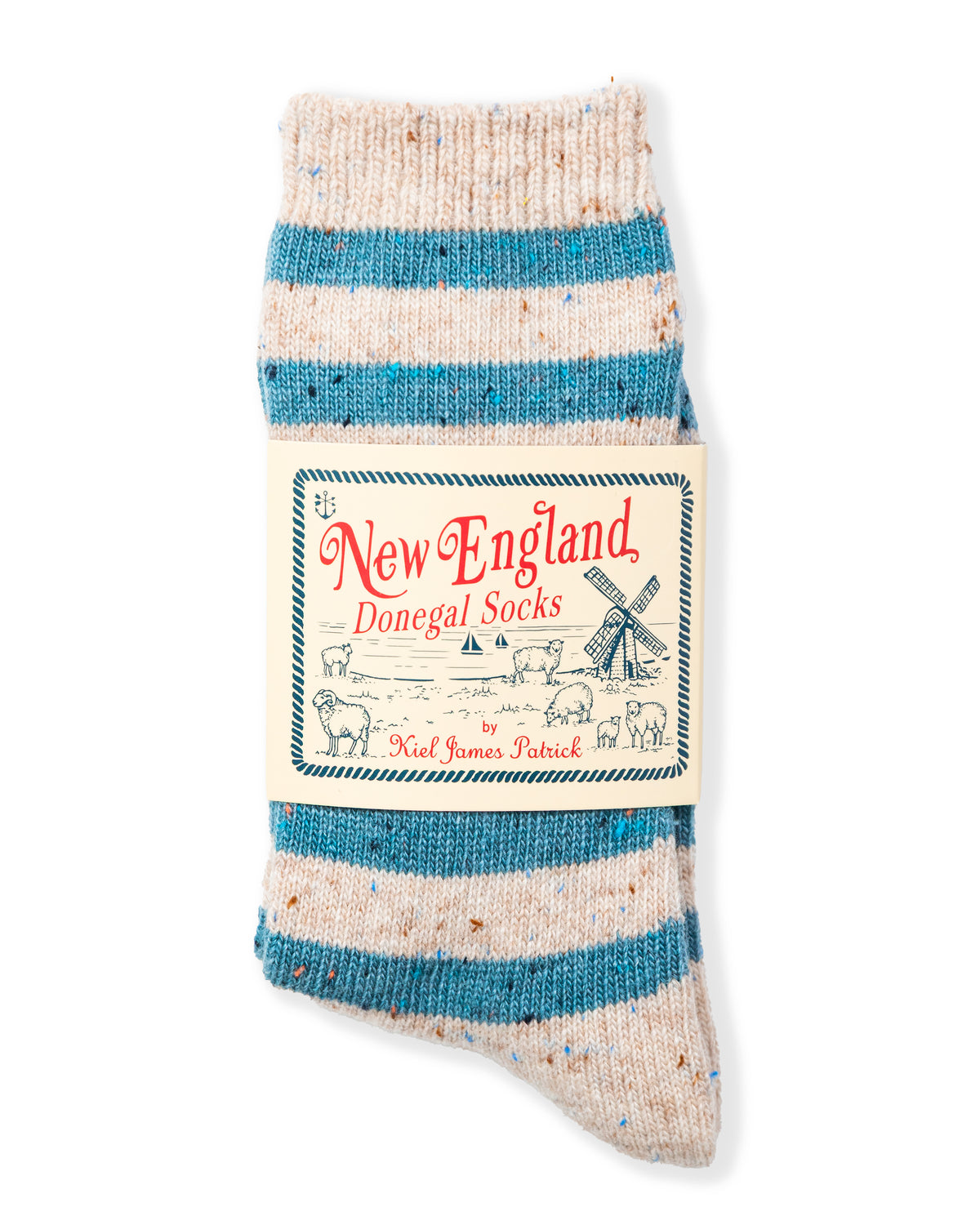 Coastal Stripe Donegal Socks