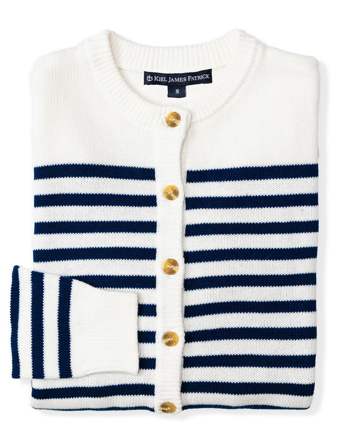 Coastal Striped Cardigan