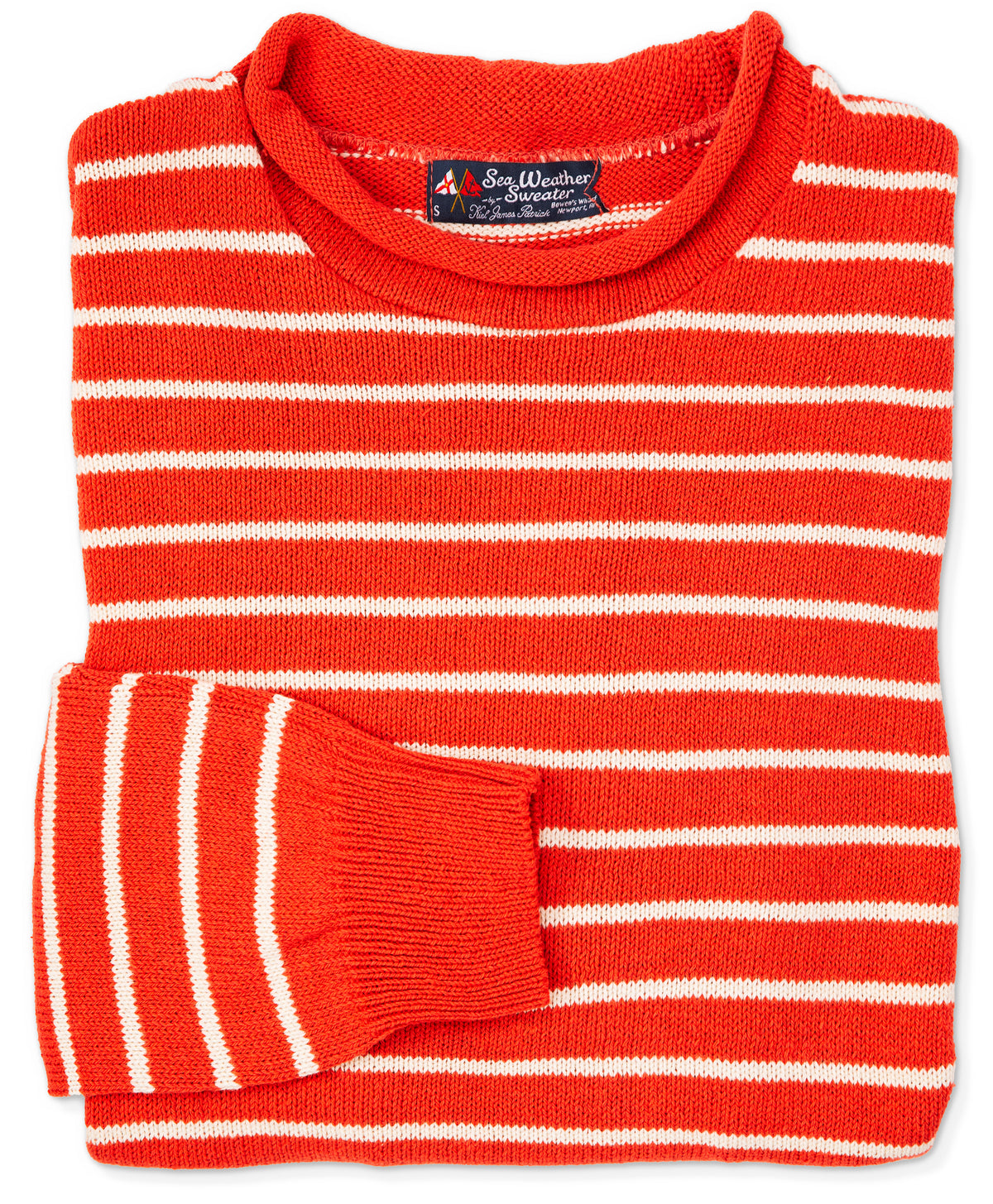 Coral Bay Stripe Rollneck Sweater