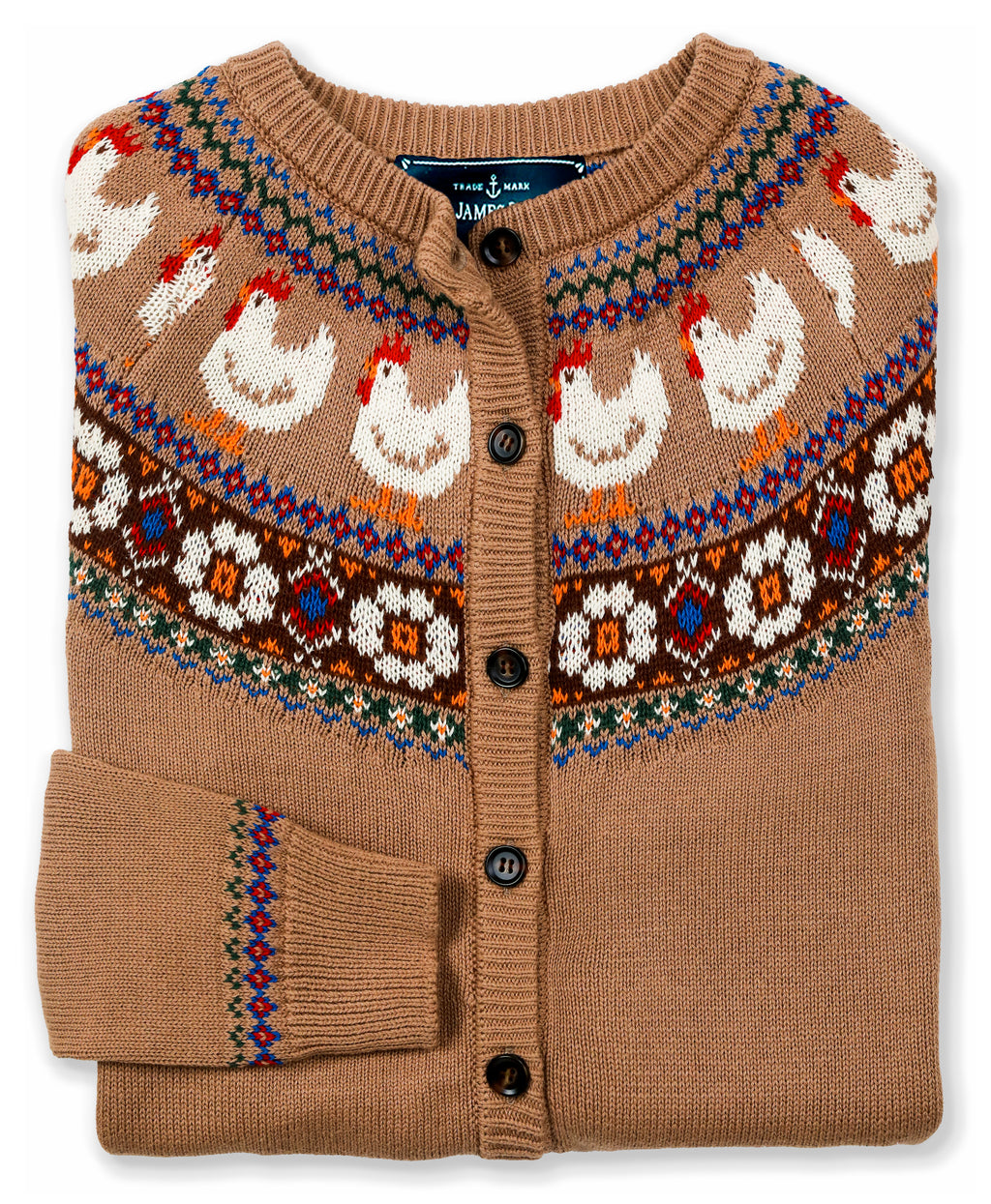 KJP Women's Countryside Hen Fair Isle Cardigan – Kiel James Patrick