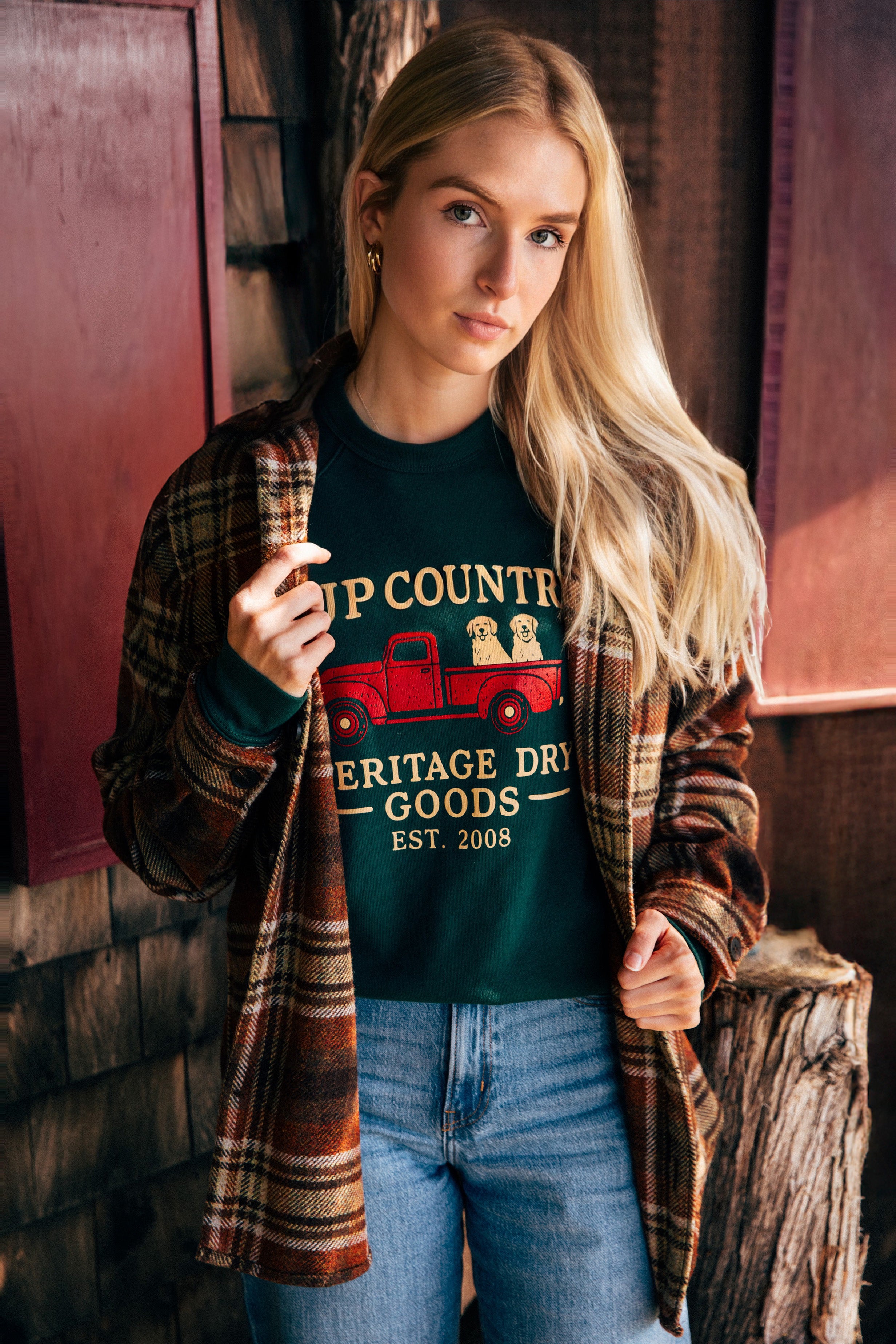 Country Roads Crewneck Sweatshirt