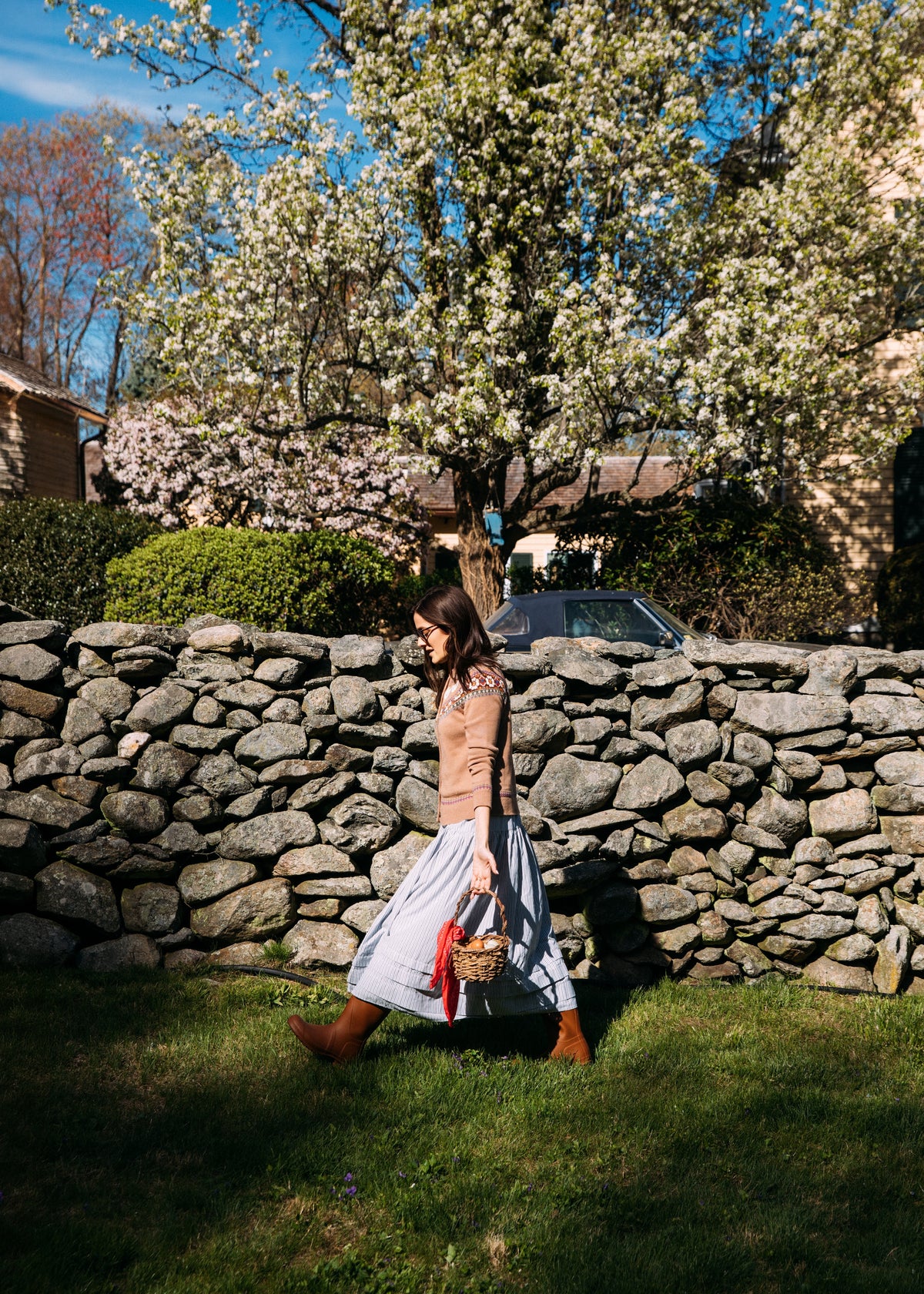 The Countryside Hen Fair Isle Cardigan