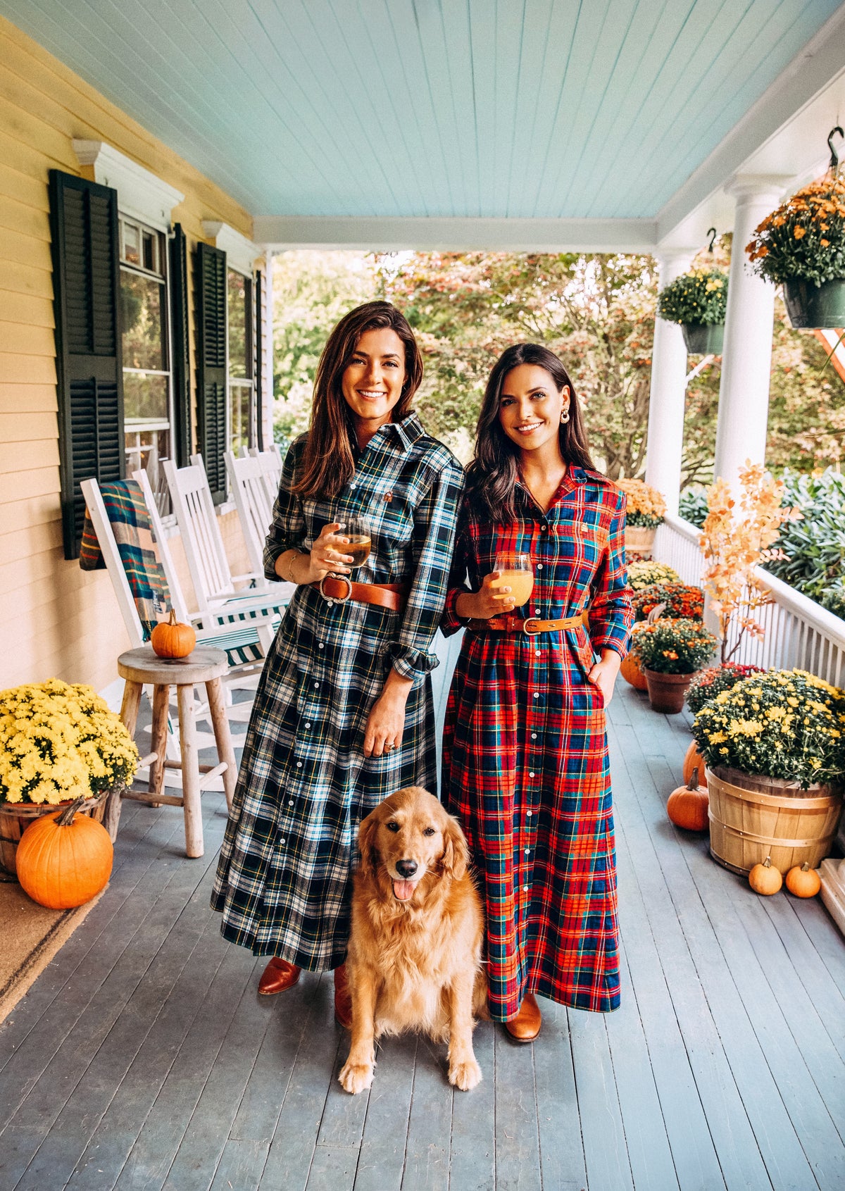 KJP Women's Maple Lake Trail Long Sleeve Flannel Belted Maxi Dress 14
