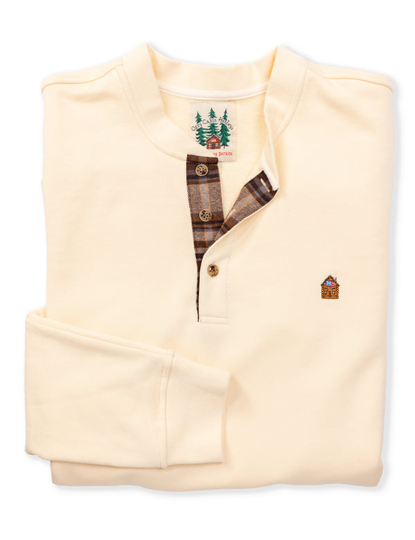 Cozy Cabin Henley Shirt in Birch