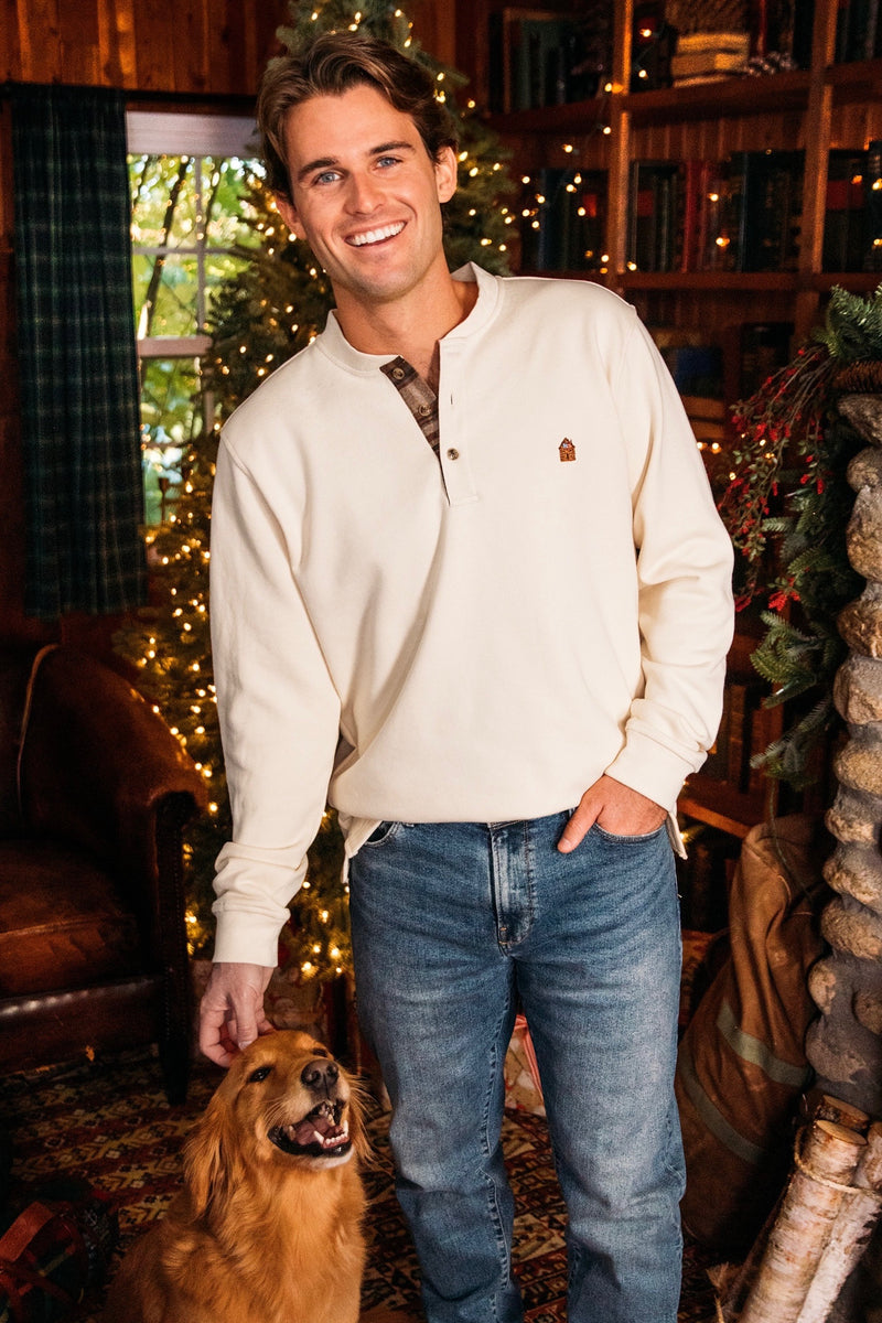 Cozy Cabin Henley Shirt in Birch
