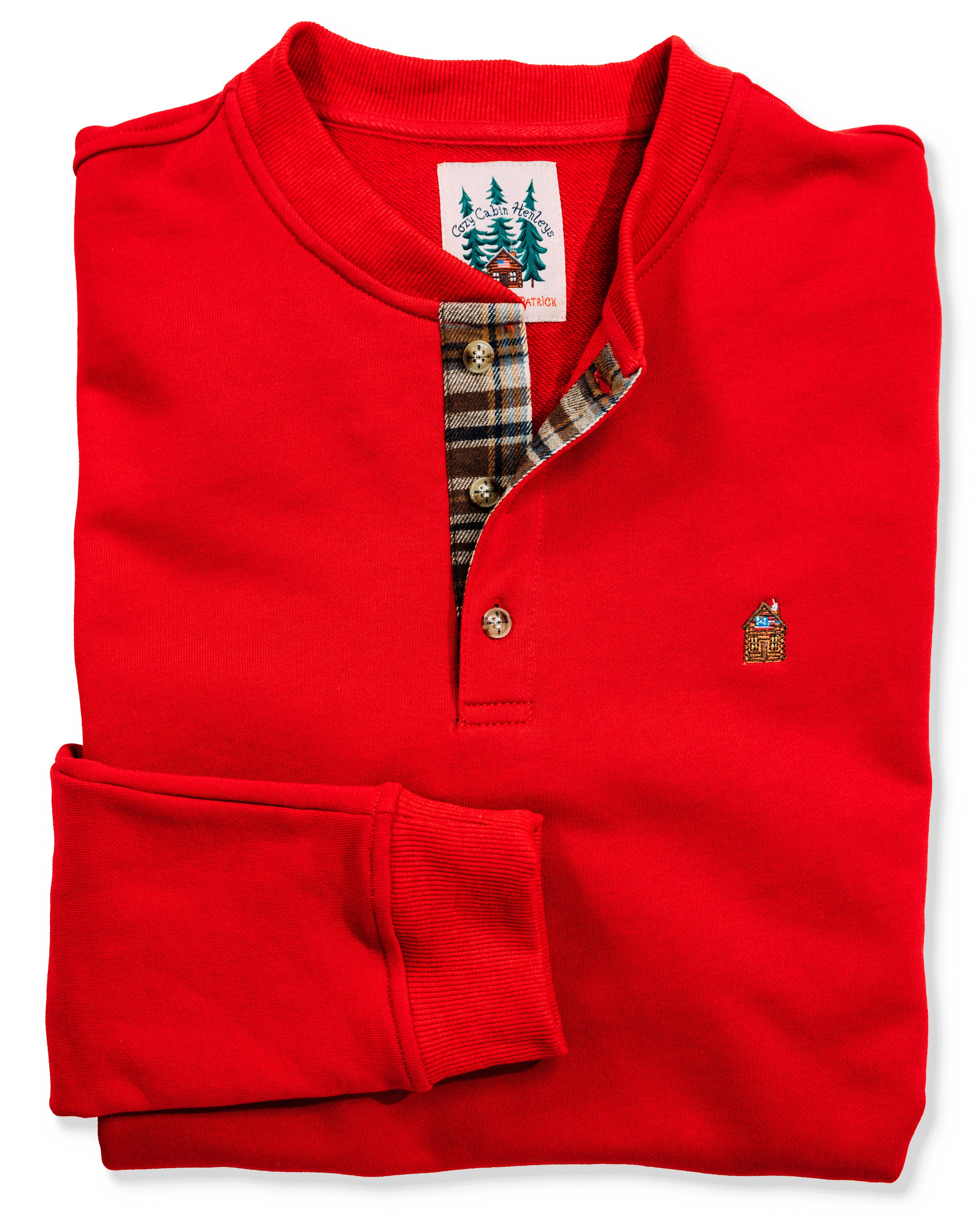 Cozy Cabin Henley Shirt in Maple