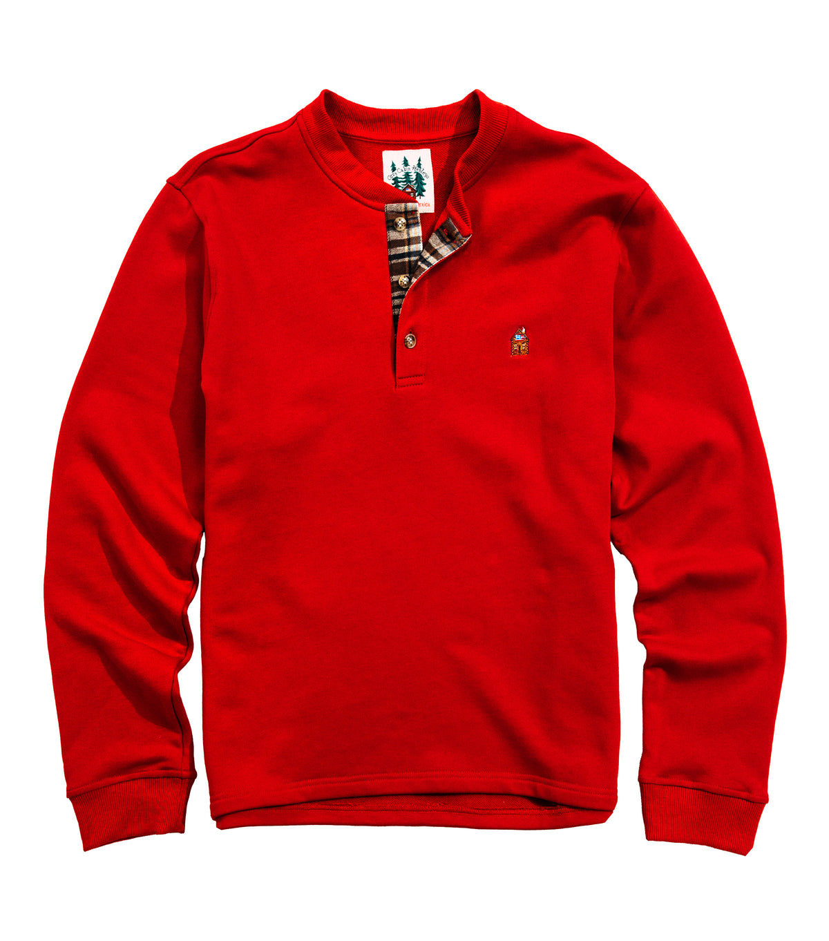 Cozy Cabin Henley Shirt in Maple