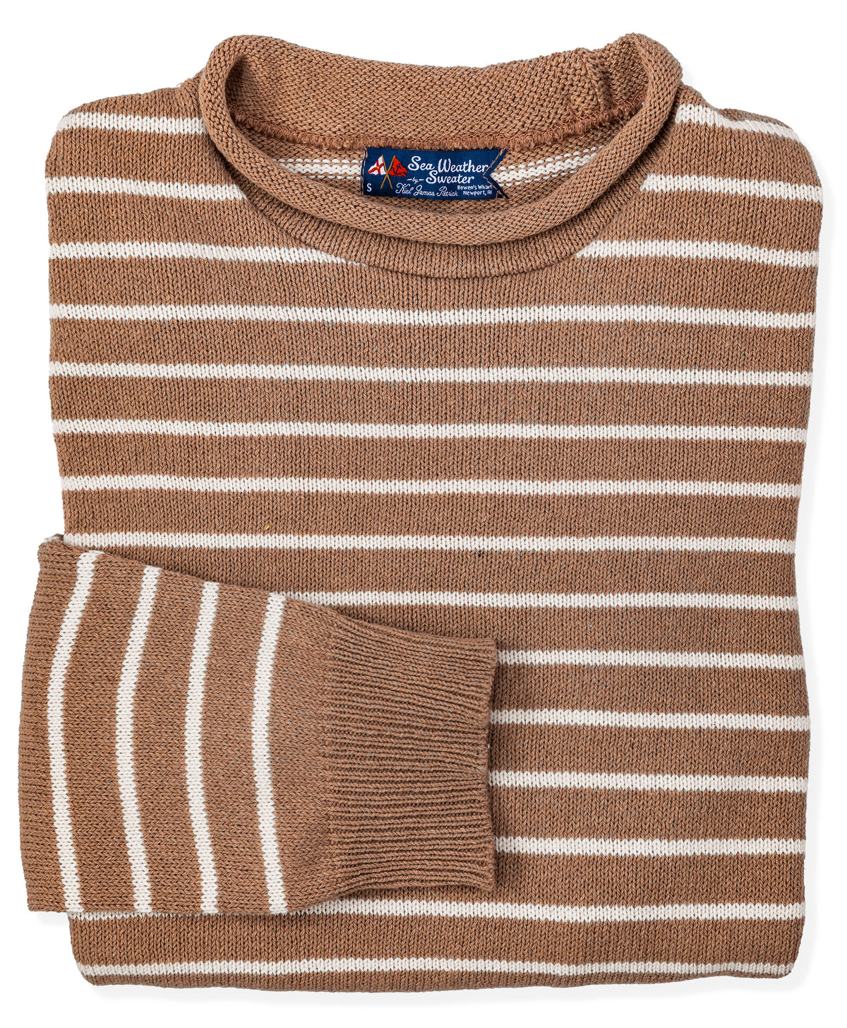 Dockside Stripe Rollneck Sweater
