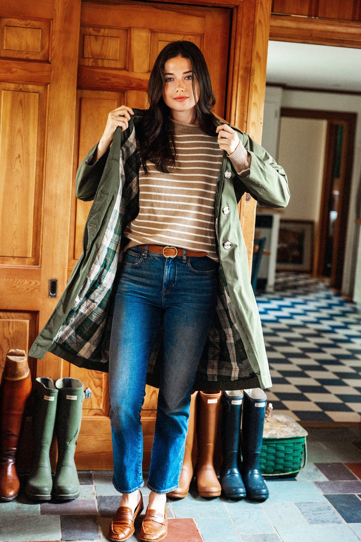 Dockside Stripe Rollneck Sweater