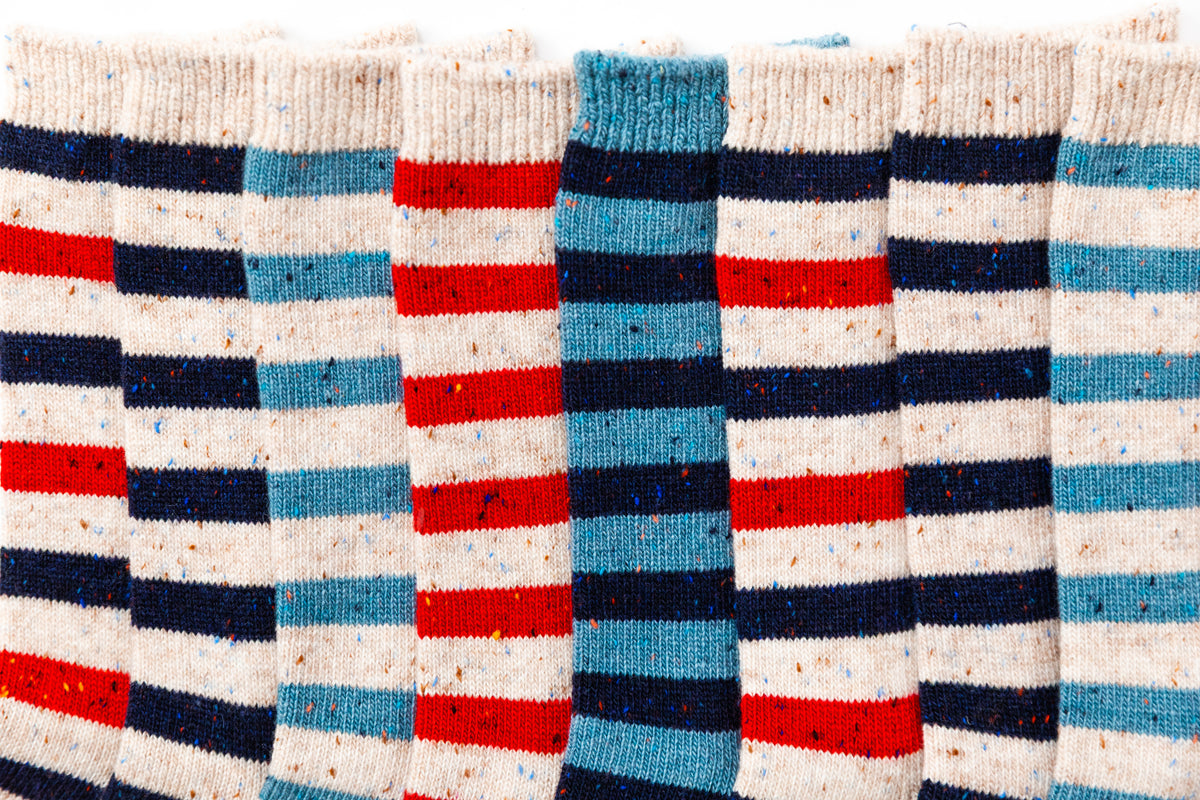 Coastal Stripe Donegal Socks