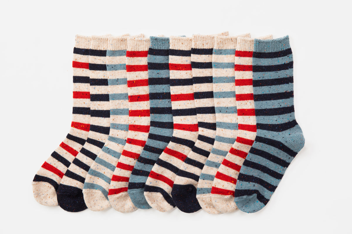 Atlantic Stripe Donegal Socks