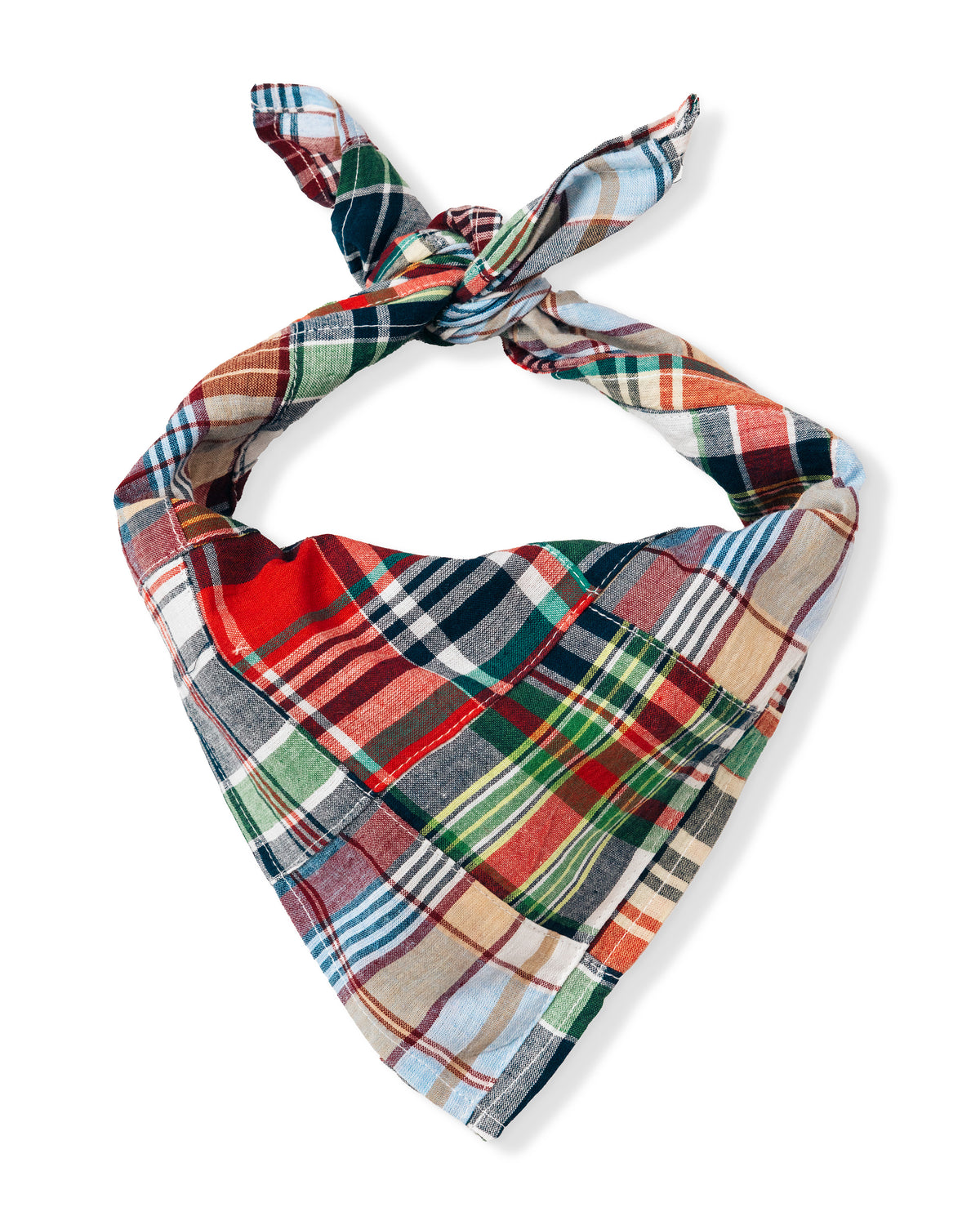 Essex Patchwork Madras Dog Bandana