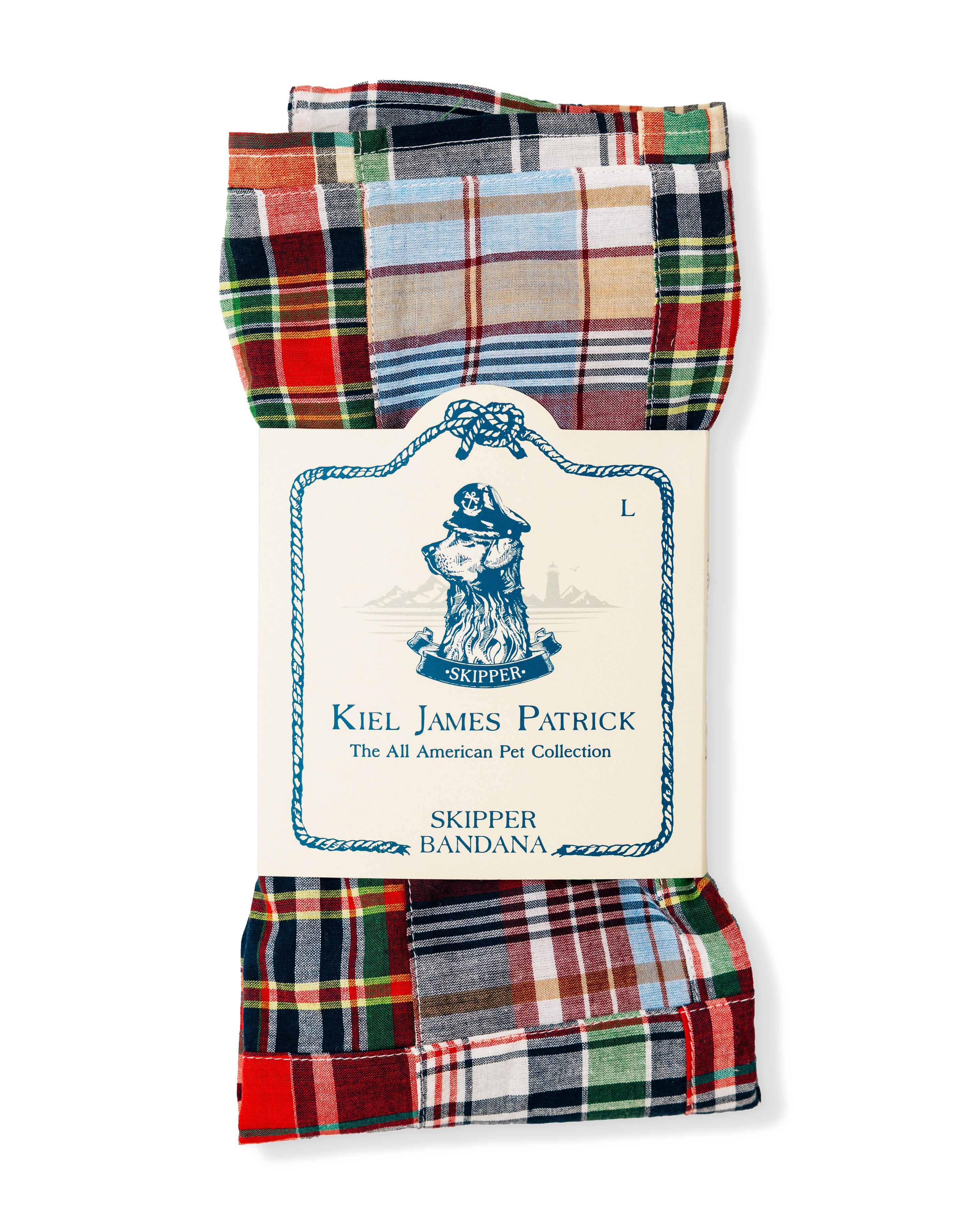 Essex Patchwork Madras Dog Bandana
