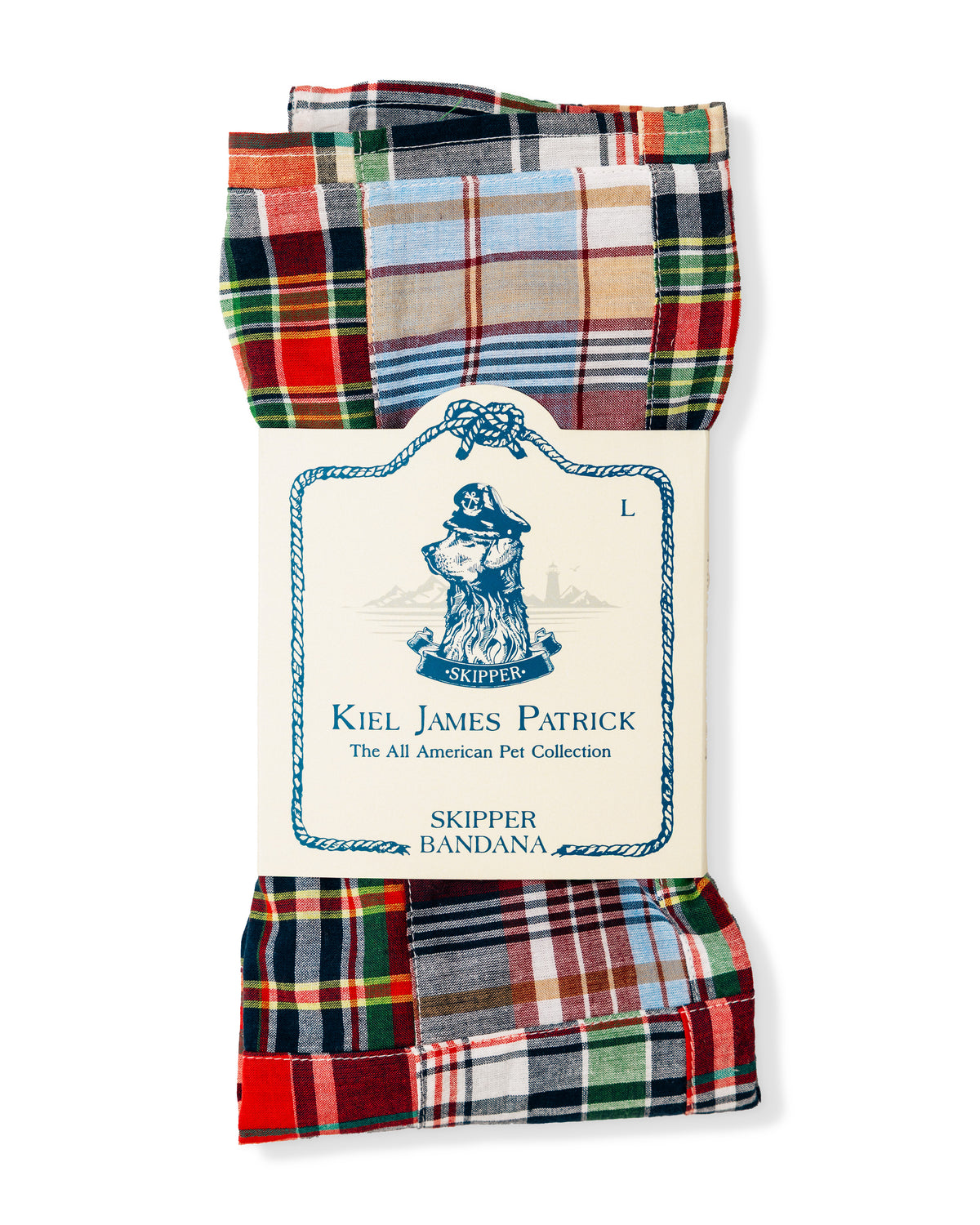Essex Patchwork Madras Dog Bandana