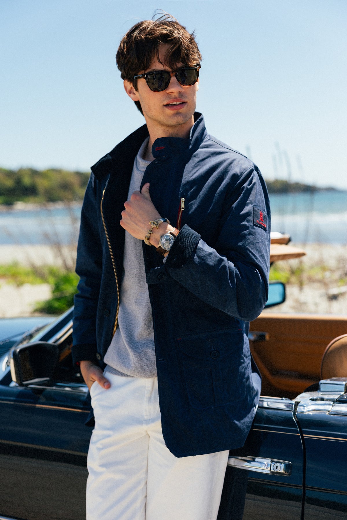 KJP X F.L. Woods Mariner's Waxed Jacket