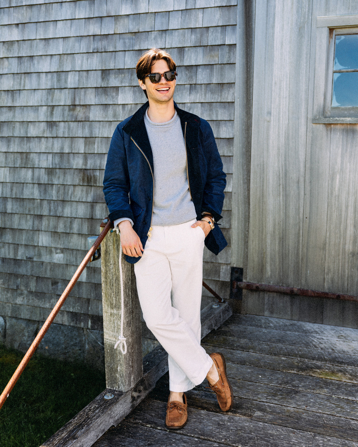 KJP X F.L. Woods Mariner's Waxed Jacket