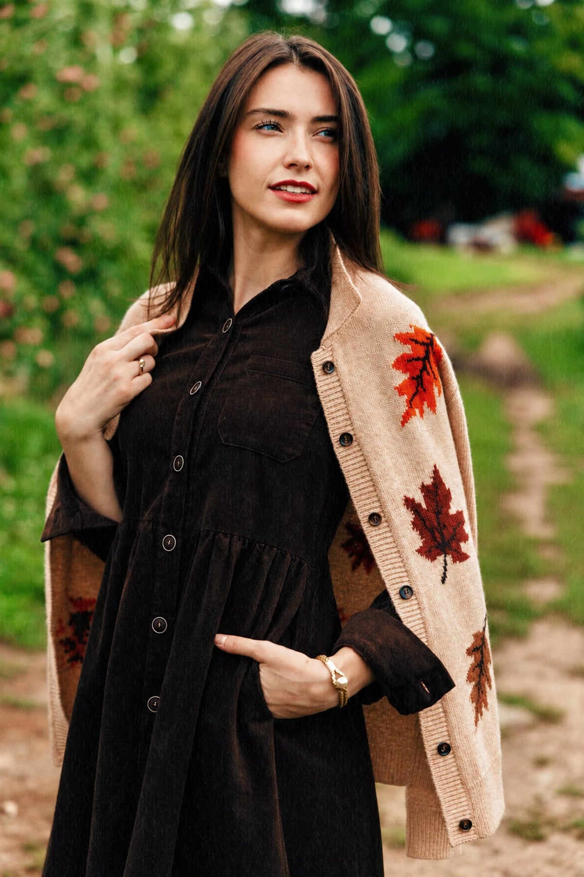 Fall Leaves Cardigan