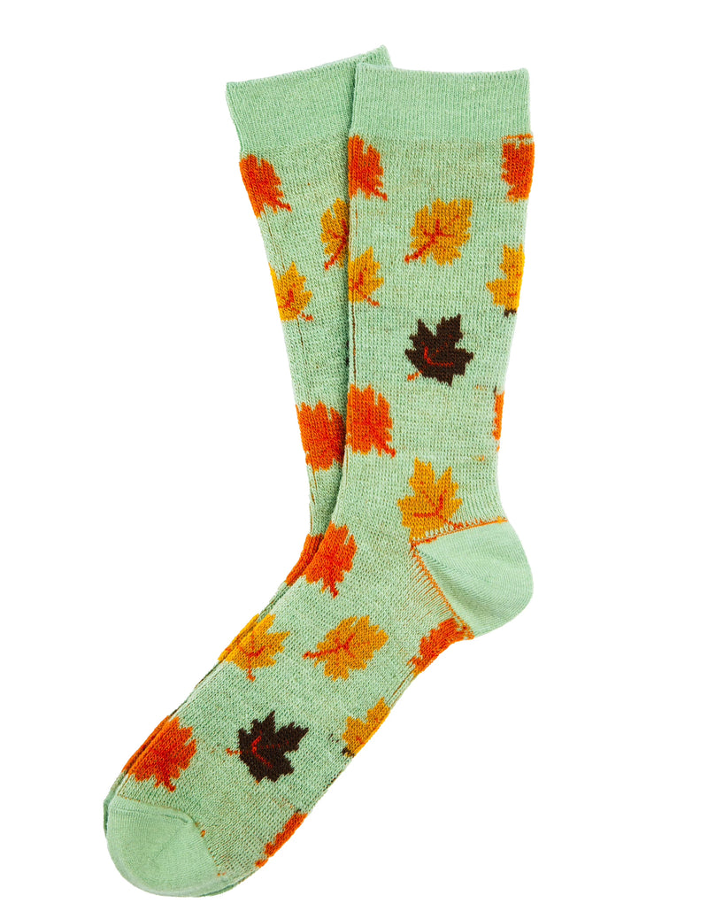 KJP Falling Leaves Fall Pattern Knit Socks Kiel James Patrick KJP Falling Leaves Fall Pattern Knit Socks Kiel James Patrick