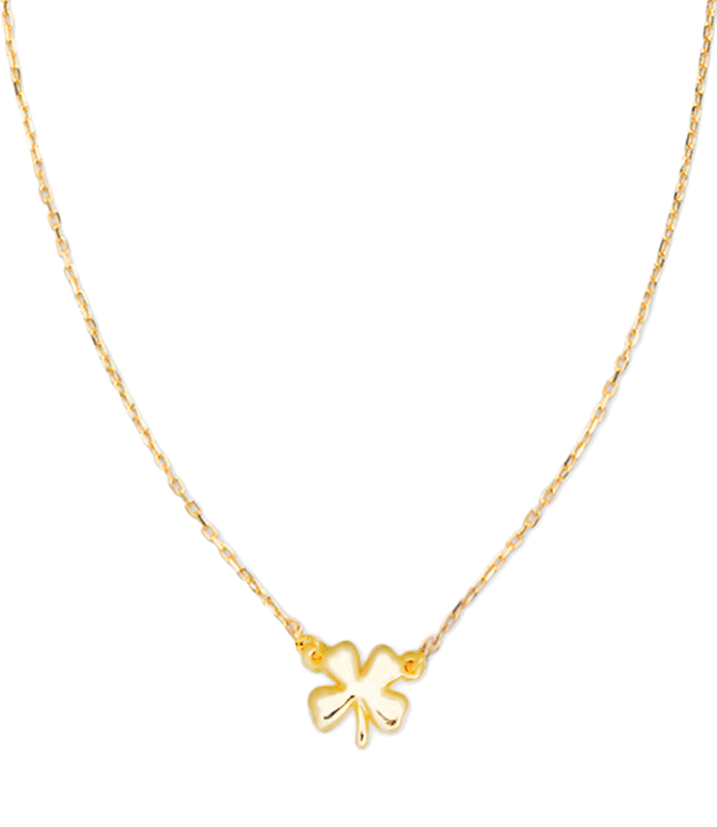Gold Four Leaf Clover Necklace