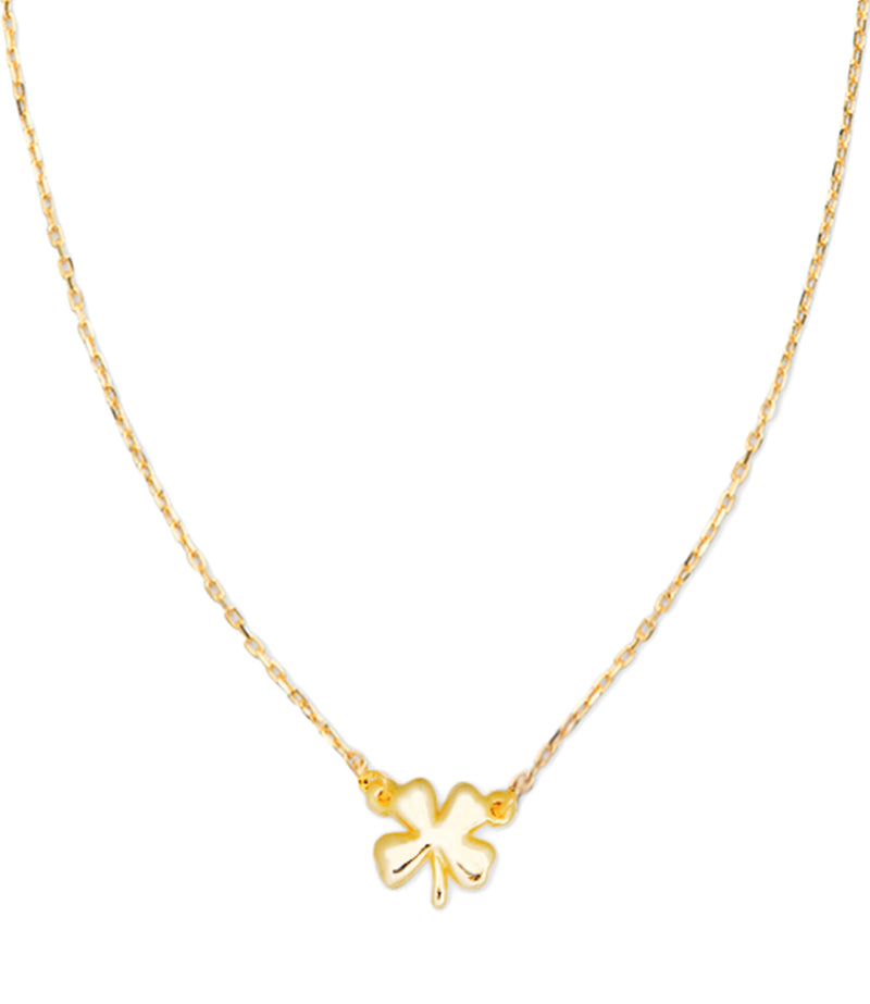 Gold Four Leaf Clover Necklace