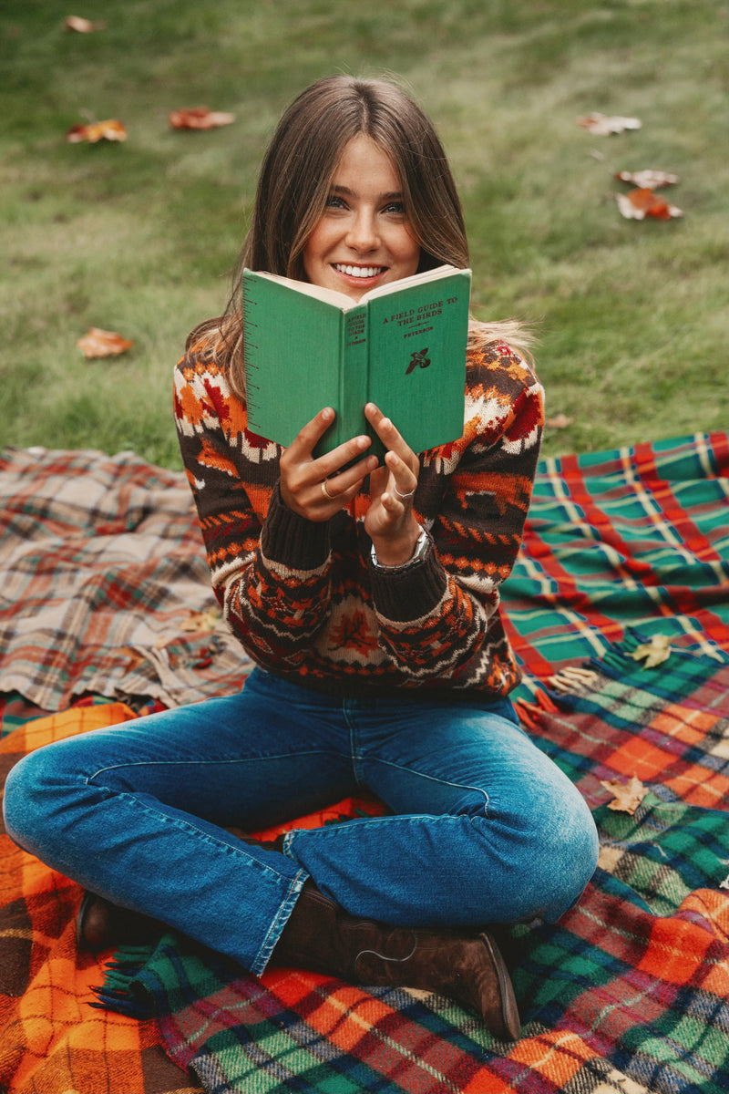 KJP The Fox and Foliage Fair Isle Crewneck Fall Sweater – Kiel