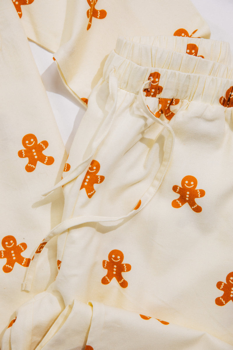 Gingerbread Women's Flannel Pajama Set
