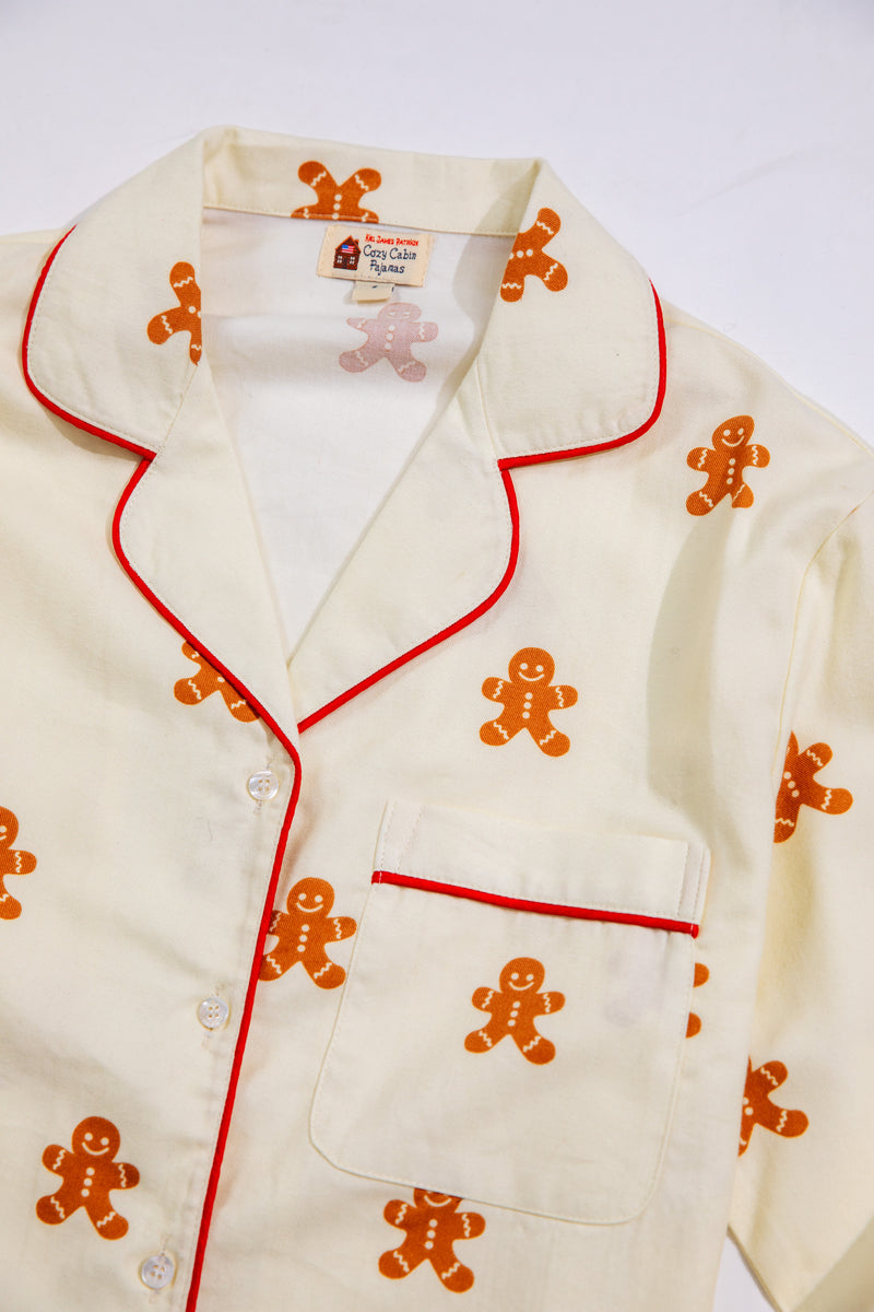 Gingerbread Women's Flannel Pajama Set