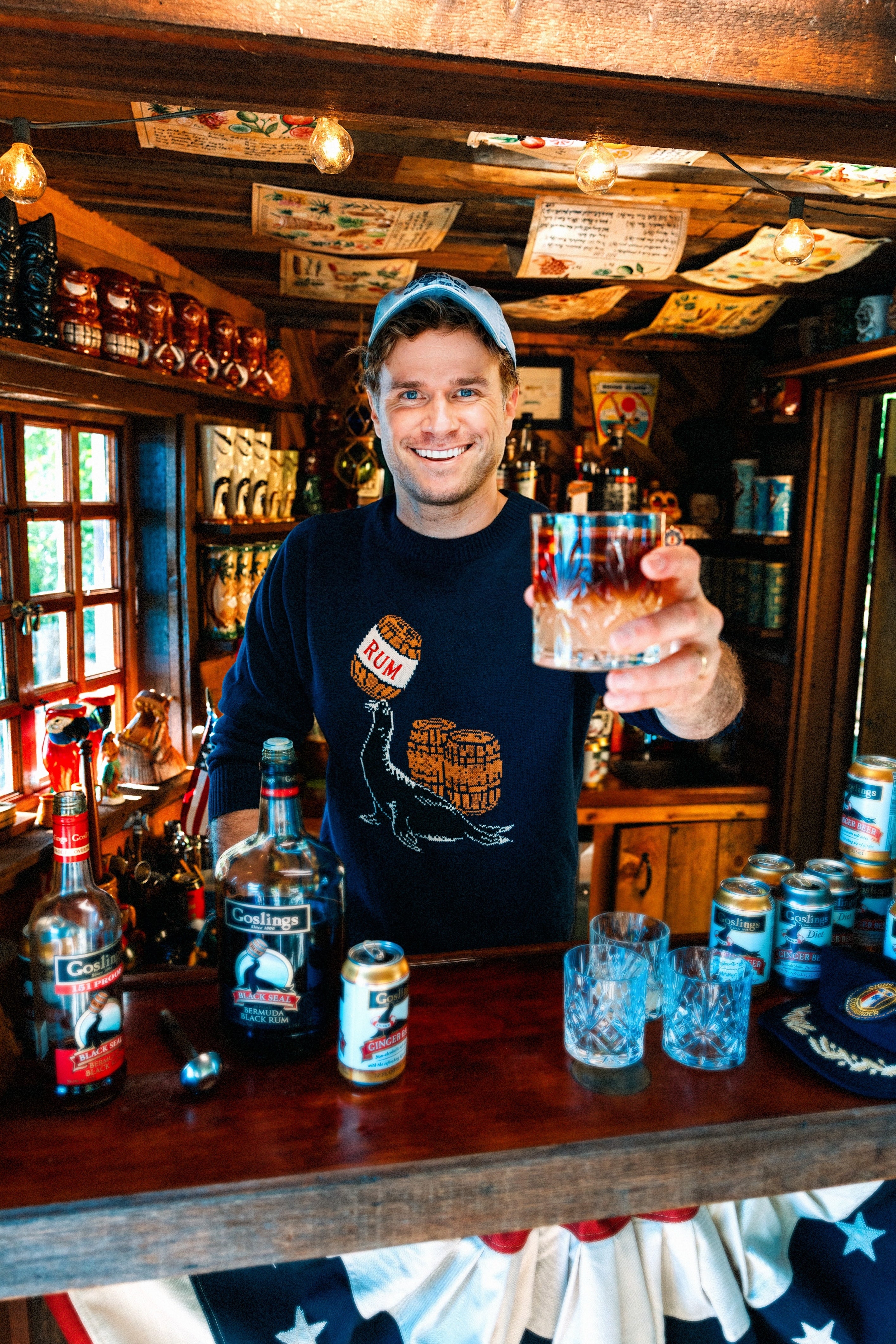 Goslings x KJP Black Seal Rum Sweater