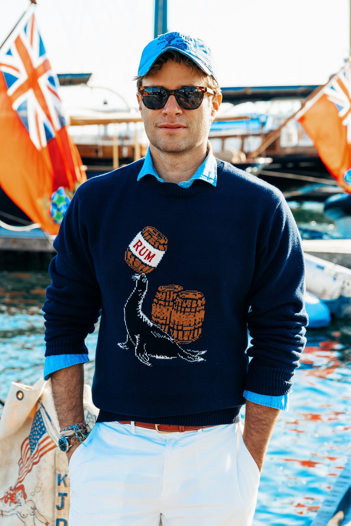 Goslings x KJP Black Seal Rum Sweater