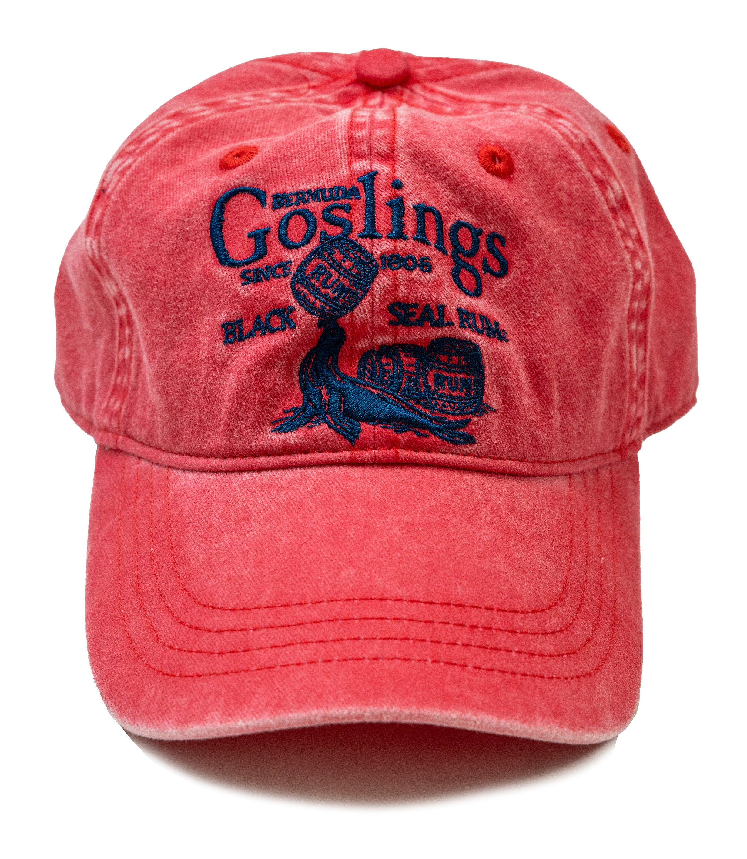 Goslings x KJP Black Seal Rum Hat in Red