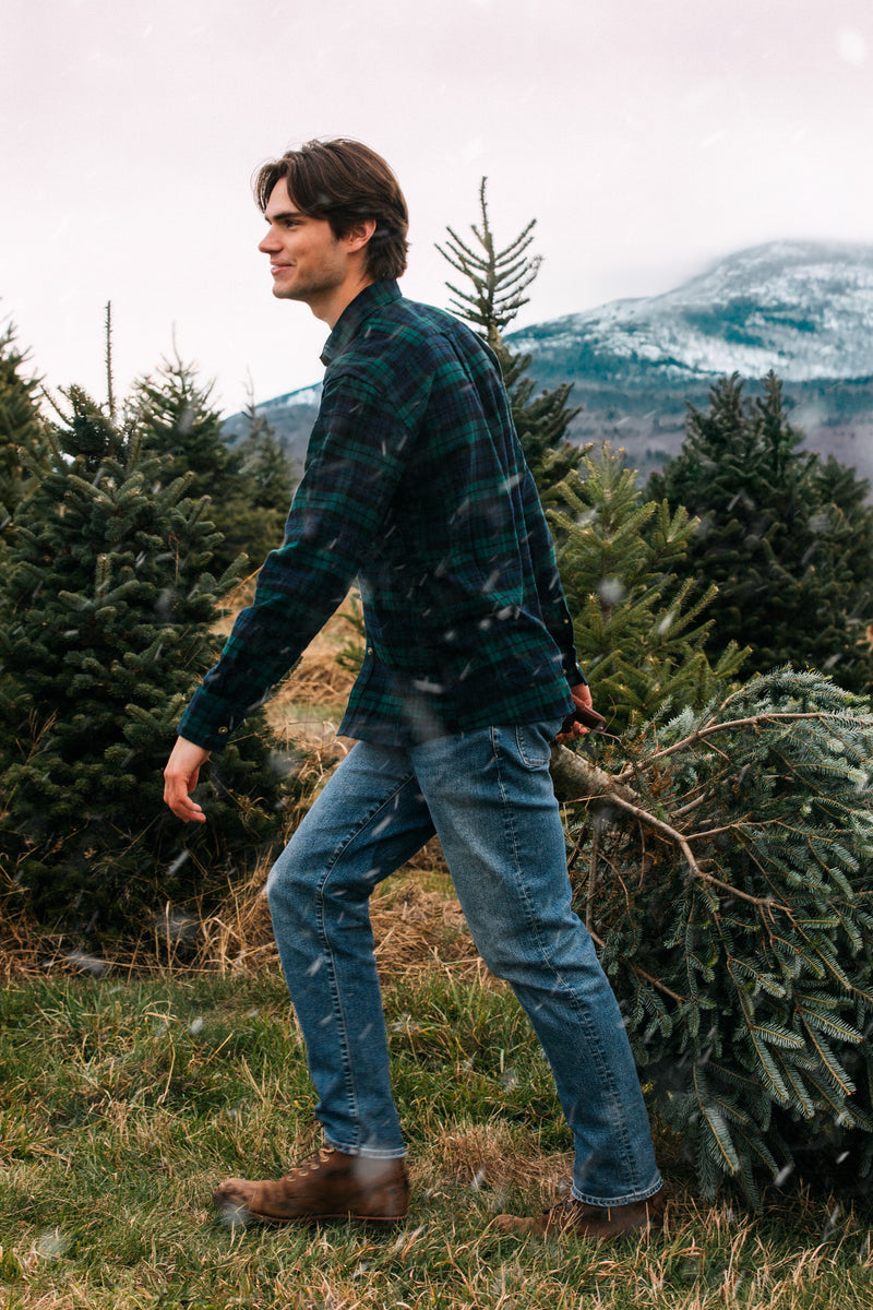 Grandad's Plaid Flannel Shirt