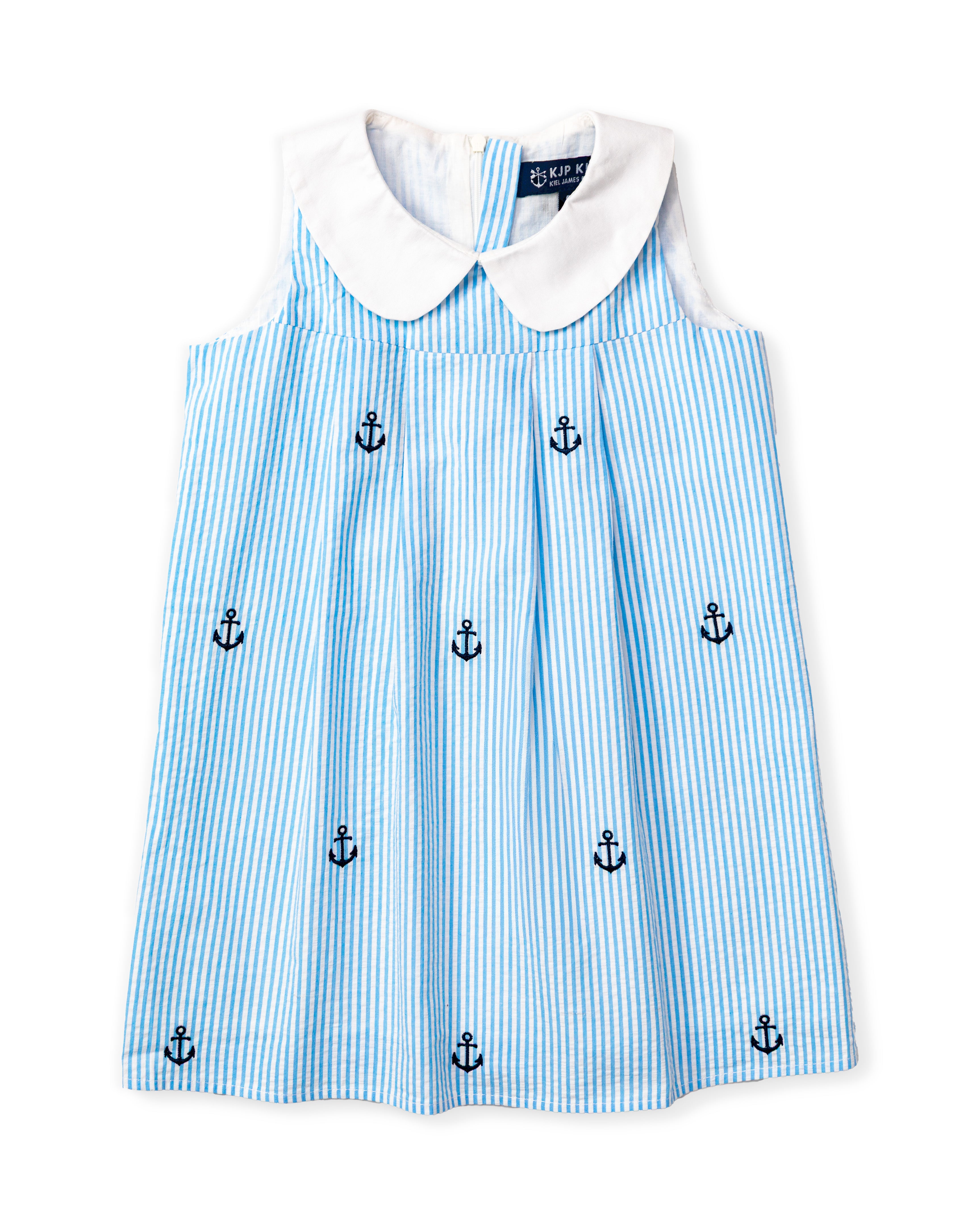 Harbor Anchor Kids Seersucker Dress