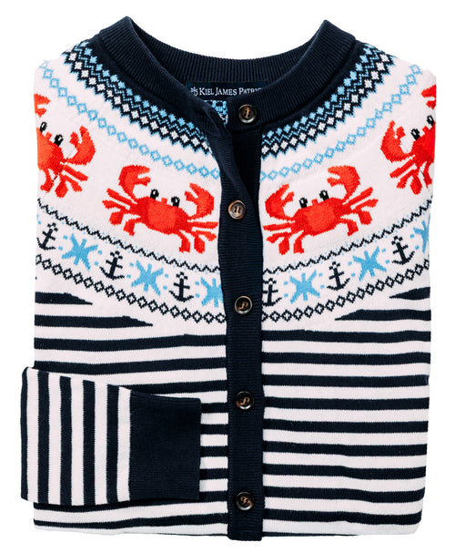 Harbor Crab Cardigan
