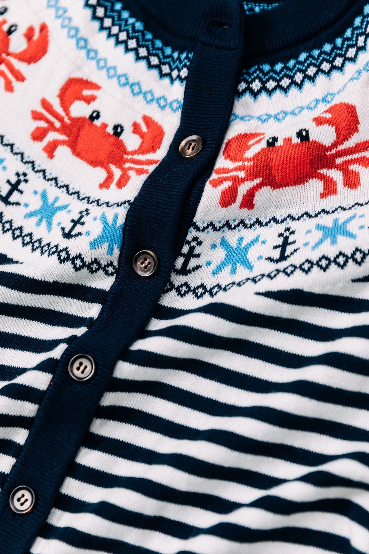 Harbor Crab Cardigan