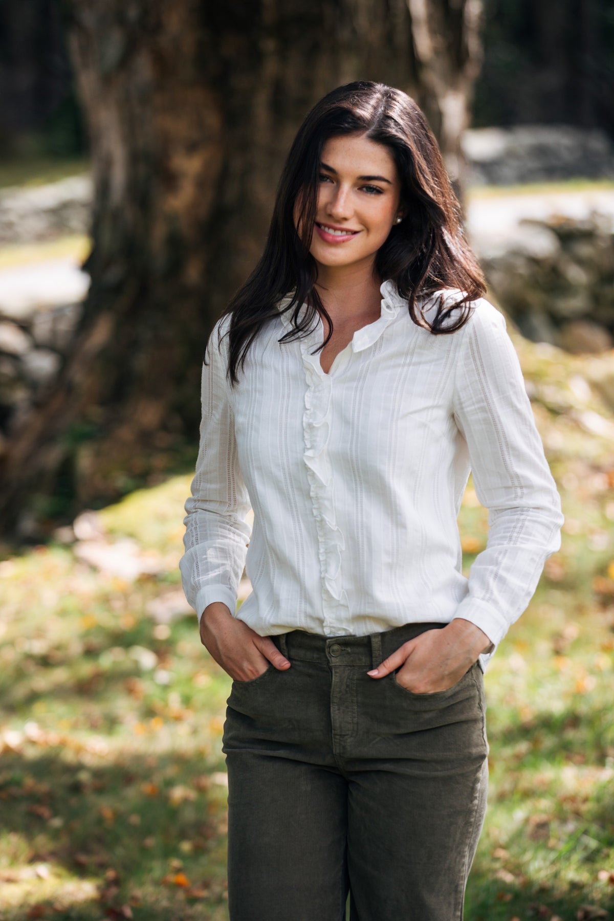 Harrington Ruffle Shirt