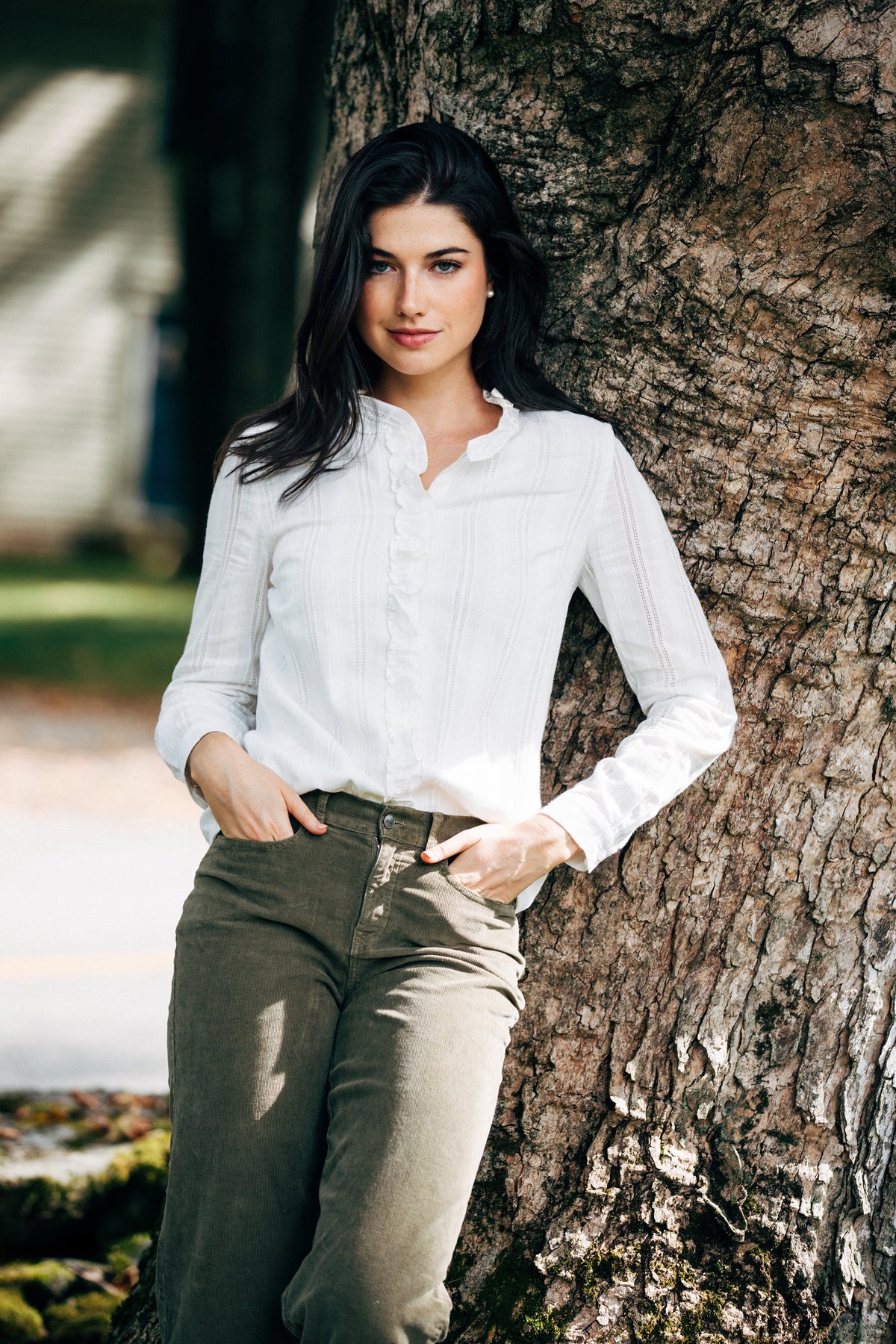Harrington Ruffle Shirt