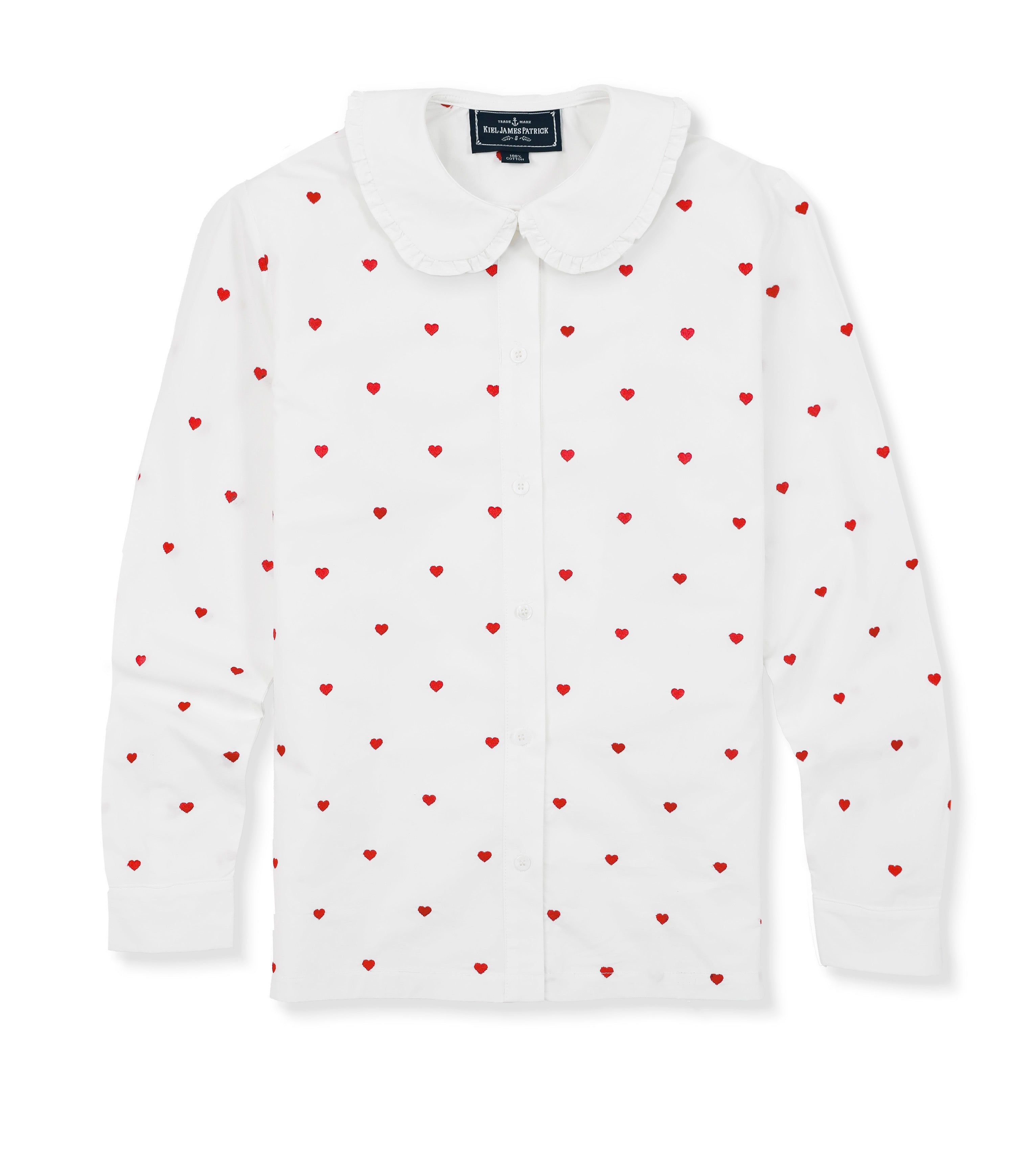 Heirloom Embroidered Heart Blouse