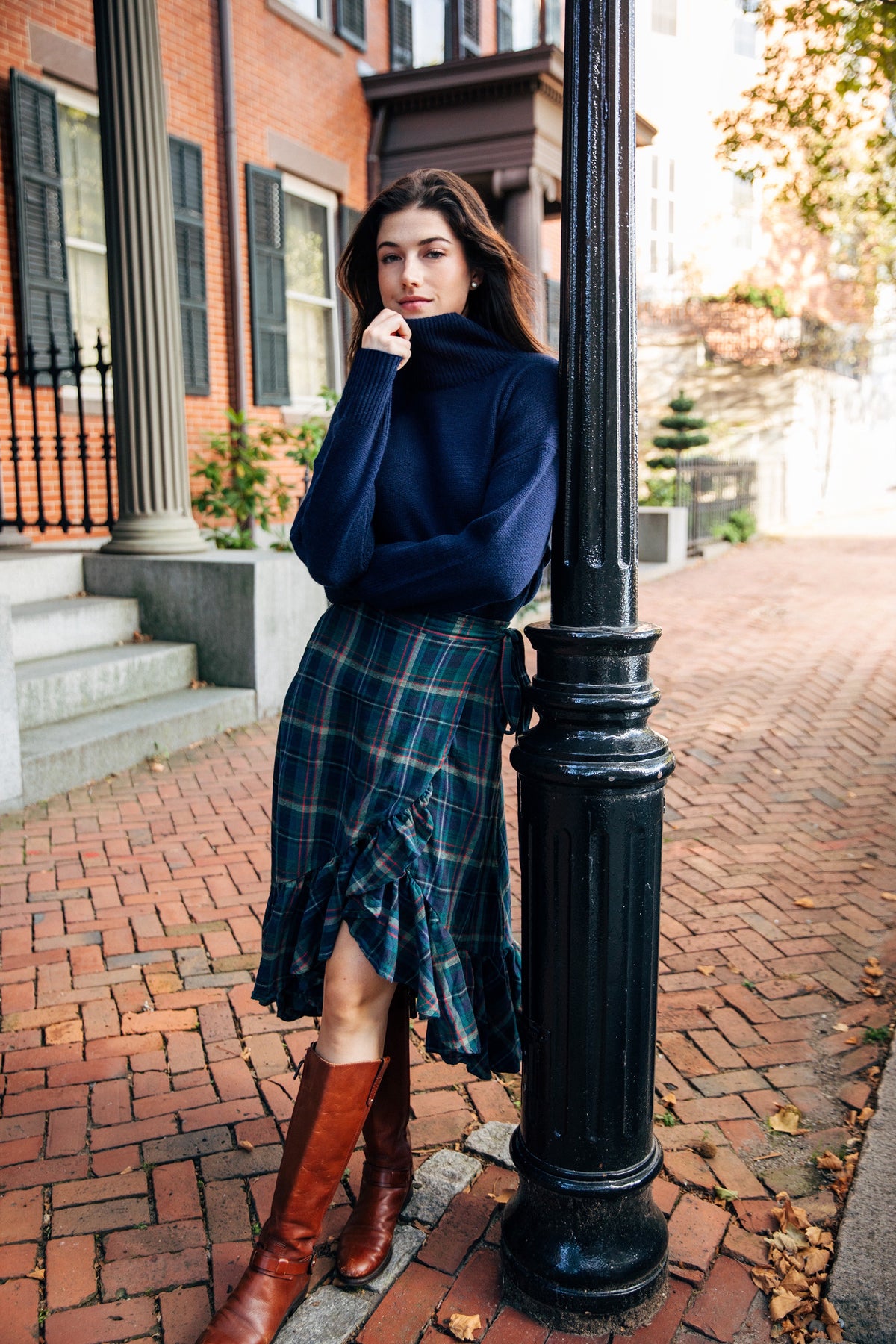 Highland Harvest Flannel Ruffle Skirt