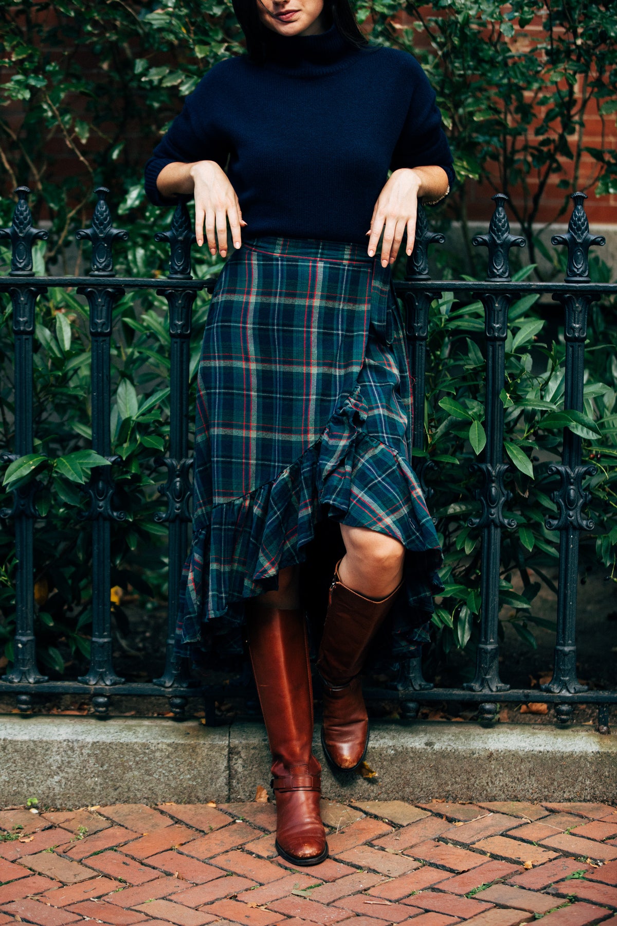Highland Harvest Flannel Ruffle Skirt