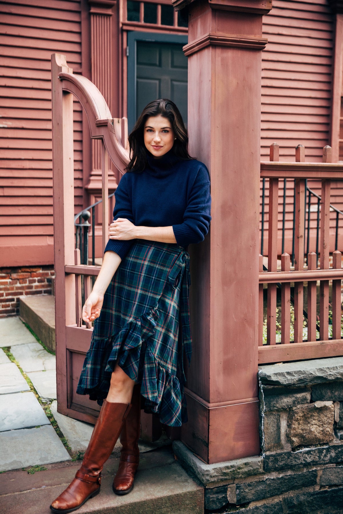 Highland Harvest Flannel Ruffle Skirt