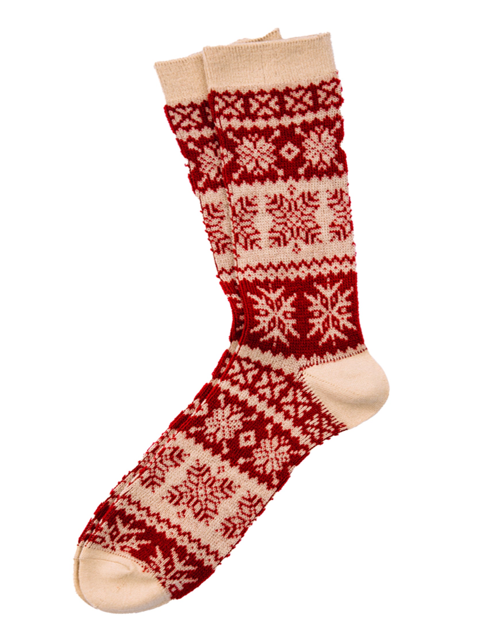 Holiday Snowflake Socks